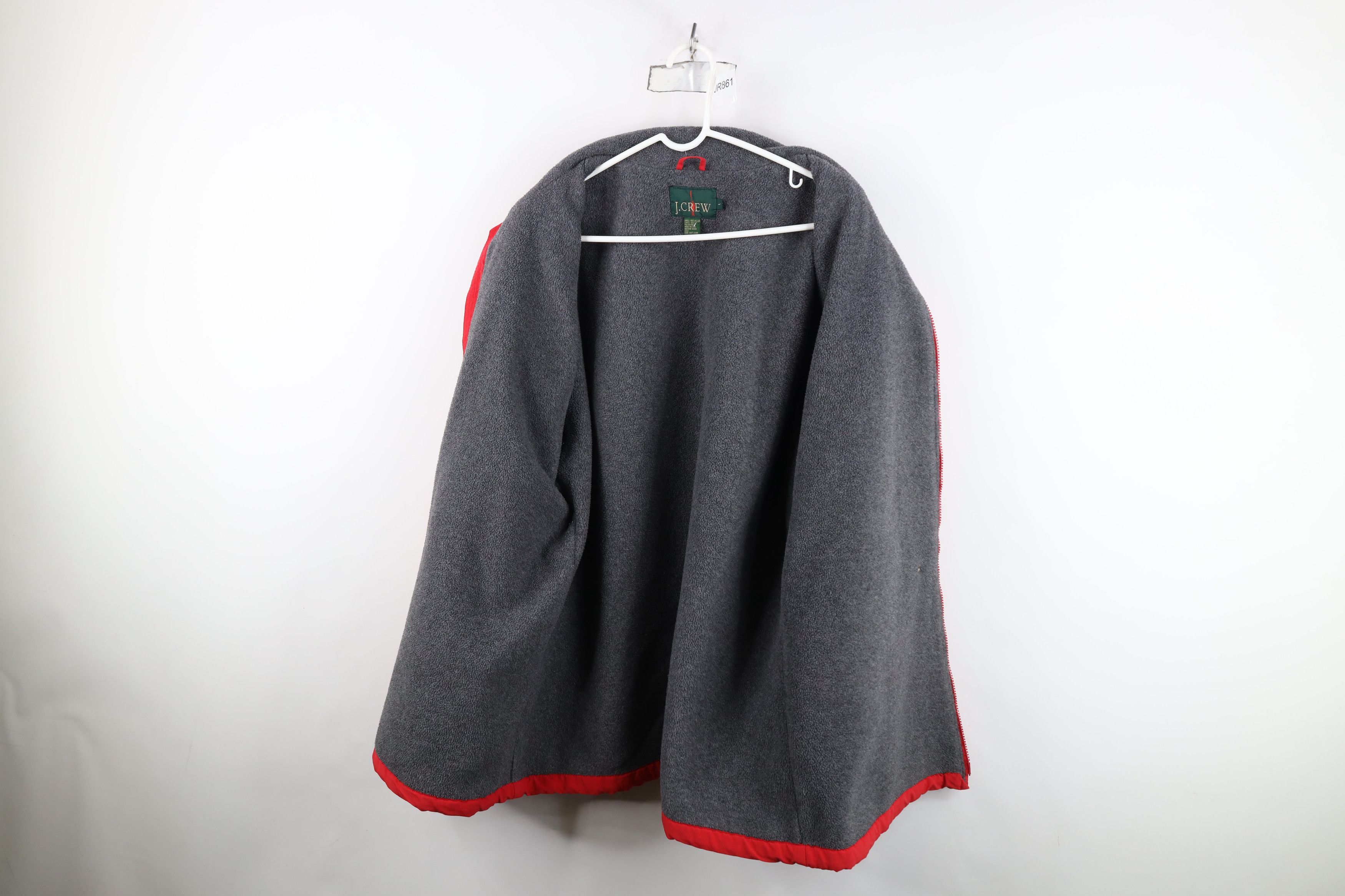J.Crew Vintage 90s J Crew Lined Chore Barn Parka Jacket Red USA Size US L / EU 52-54 / 3 - 11 Thumbnail