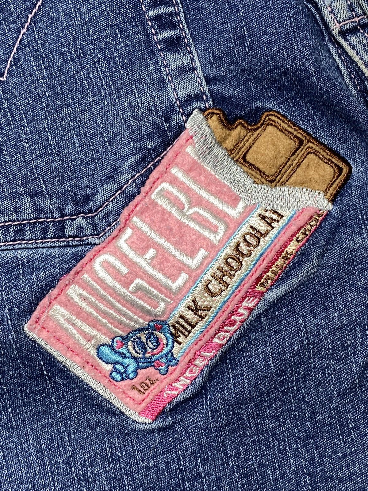 Hysteric Glamour 2000s Angel Blue - Cargo Mini Skirt Denim Size 28" / US 6 / IT 42 - 5 Thumbnail
