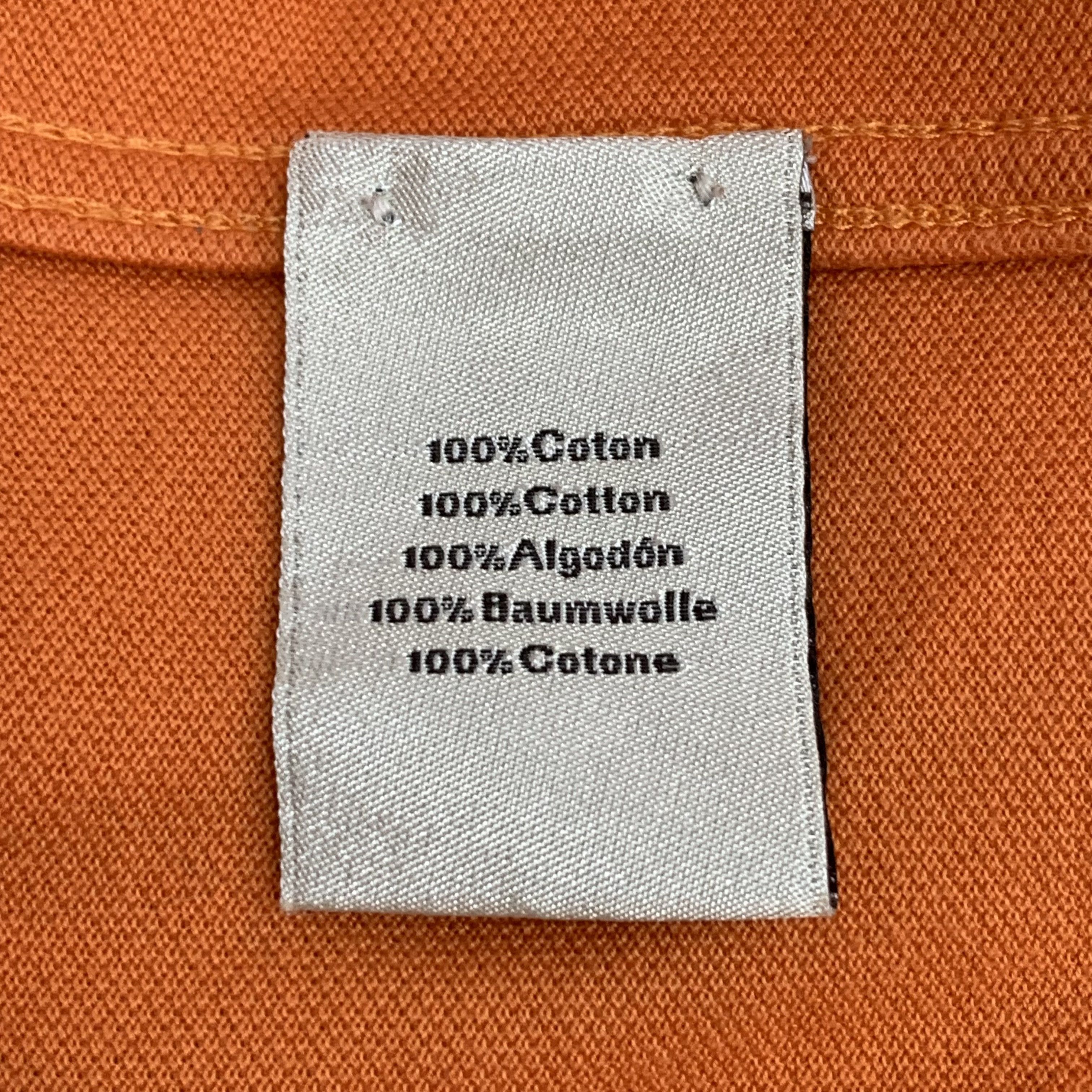 Hermes Hermes Orange Polo Shirt L Size US M / EU 48-50 / 2 - 4 Thumbnail