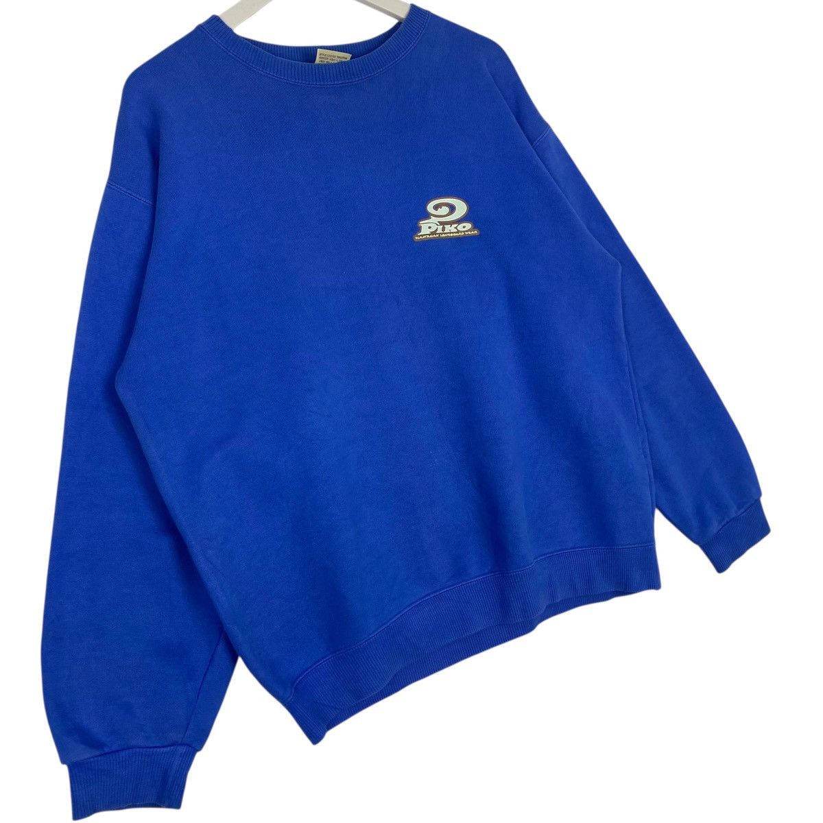 Other Vintage Piko Hawaiian Printed Crewneck Sweatshirt Navy Blue Size US L / EU 52-54 / 3 - 3 Thumbnail
