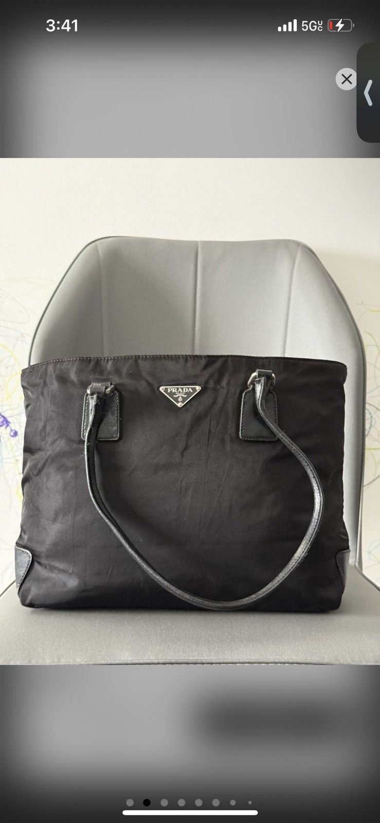 Prada Black Prada luggage bag Size ONE SIZE - 2 Thumbnail