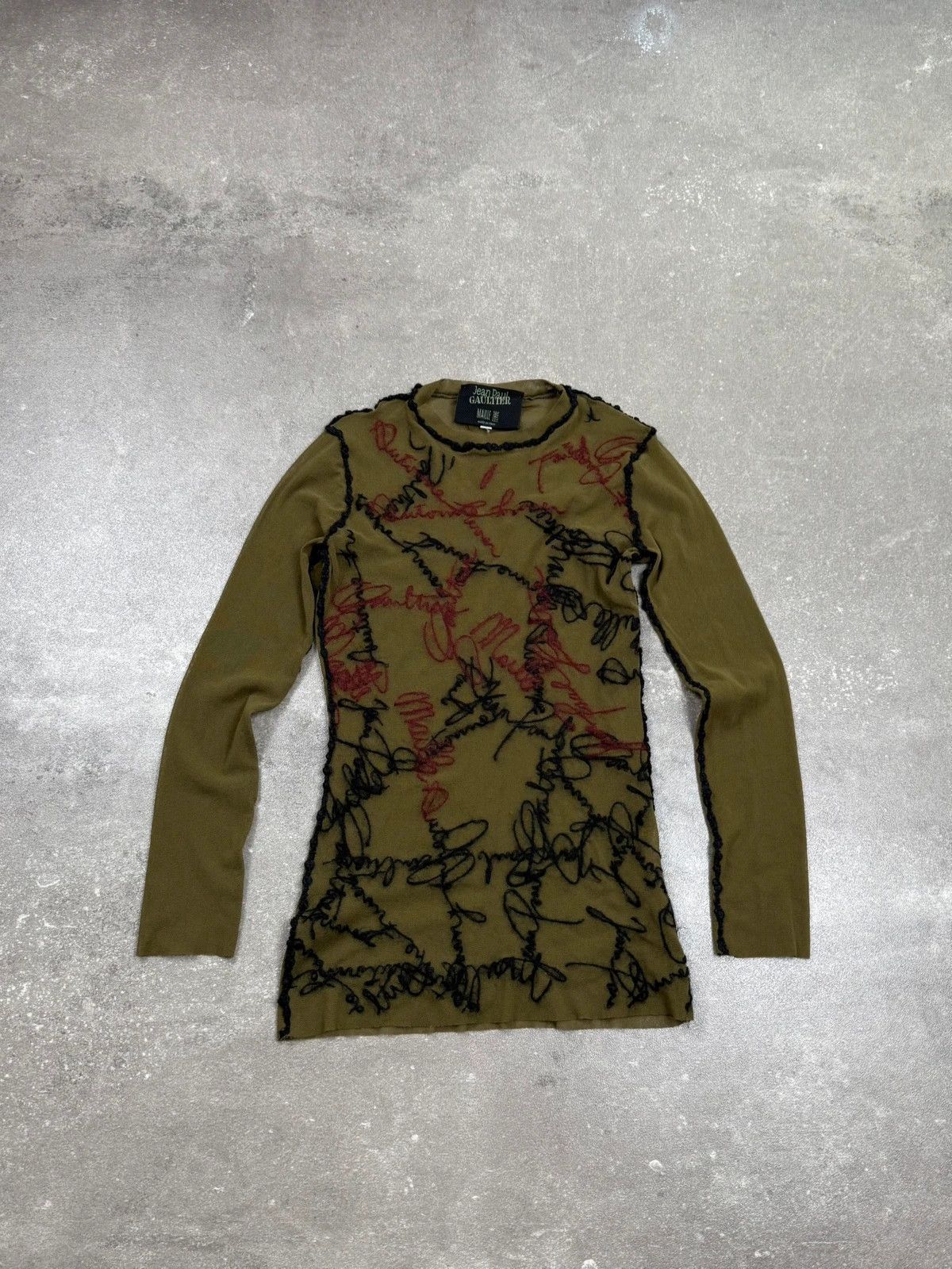 Jean Paul Gaultier Jean Paul Gaultier mesh top archive 00s 2000s y2k Size S / US 4 / IT 40 - 1 Thumbnail