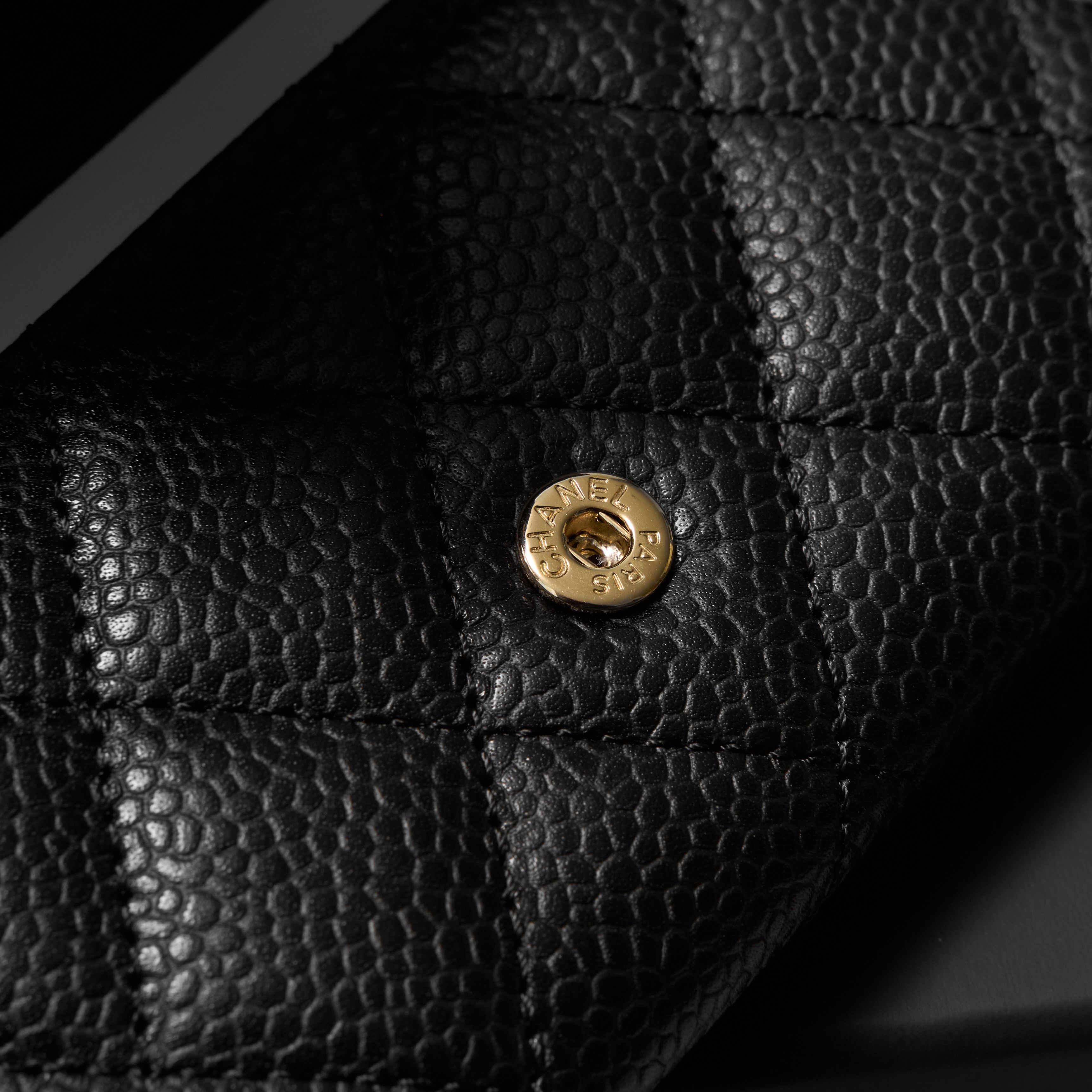 Chanel CHANEL Flap Card Hold Veau Graine/MJP Noir Size ONE SIZE - 5 Thumbnail