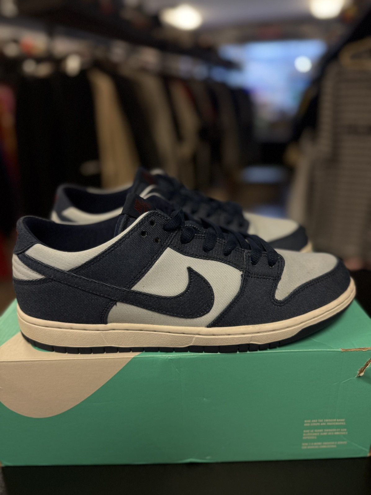 Nike Size 11 - Nike Sb Zoom Dunk Binary Blue 2017 (854866-444) Size US 11 / EU 44 - 1 Thumbnail