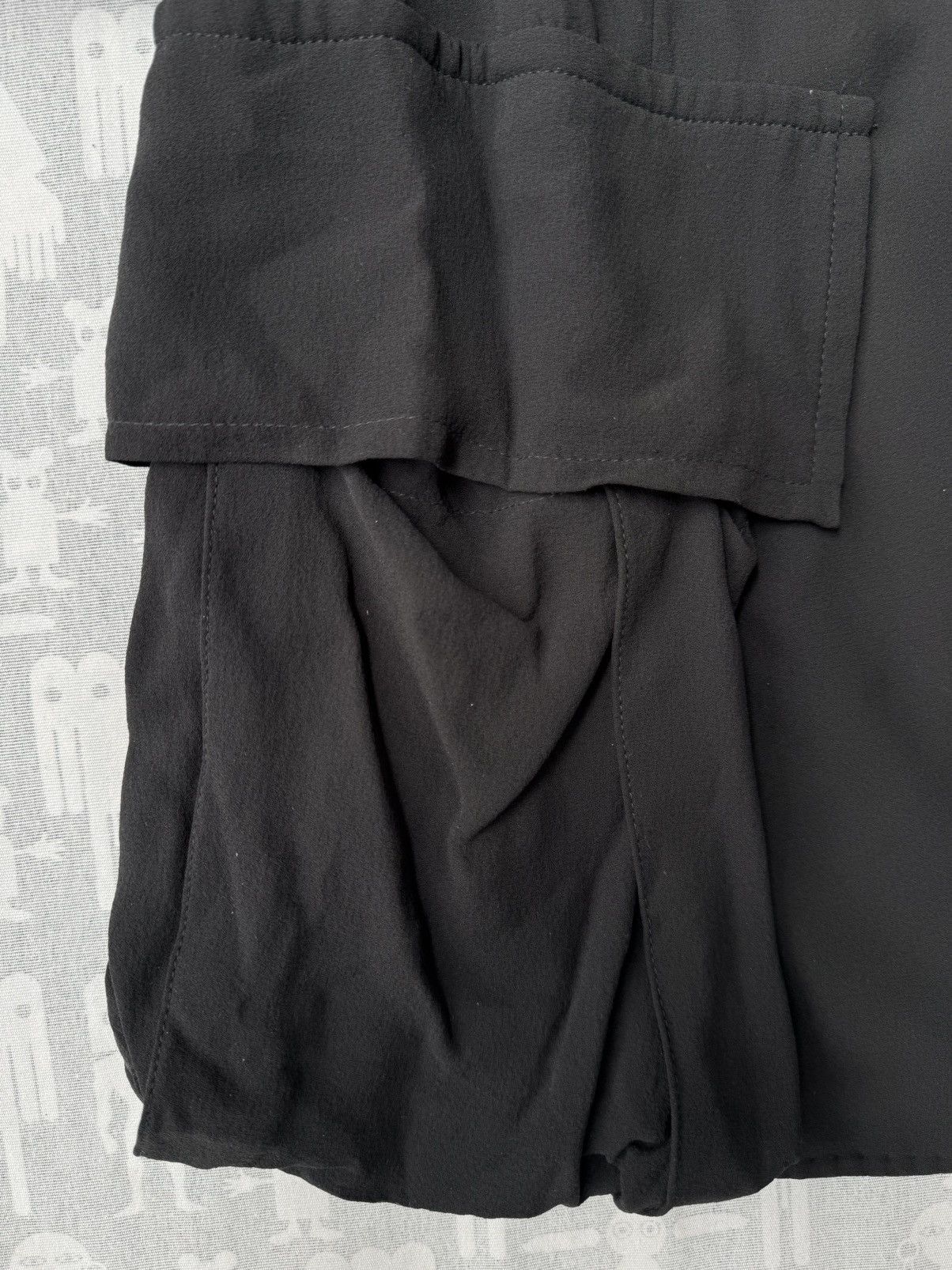 Ann Demeulemeester Ann Demeulemeester SS04 Silk Cargo Belted Tailored Jacket Size S / US 4 / IT 40 - 4 Thumbnail