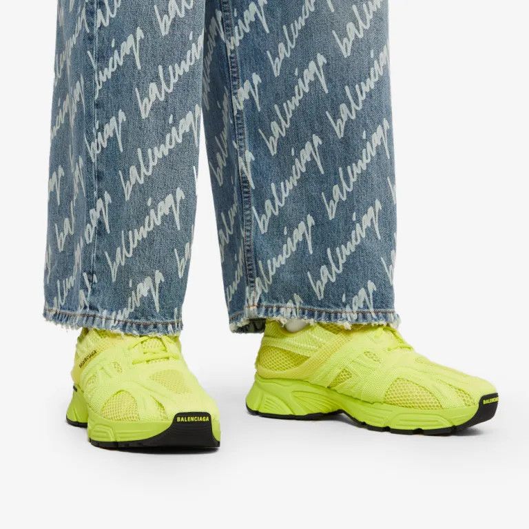 image of Balenciaga Neon Yellow Phantom Sneaker, Women's (Size 11)