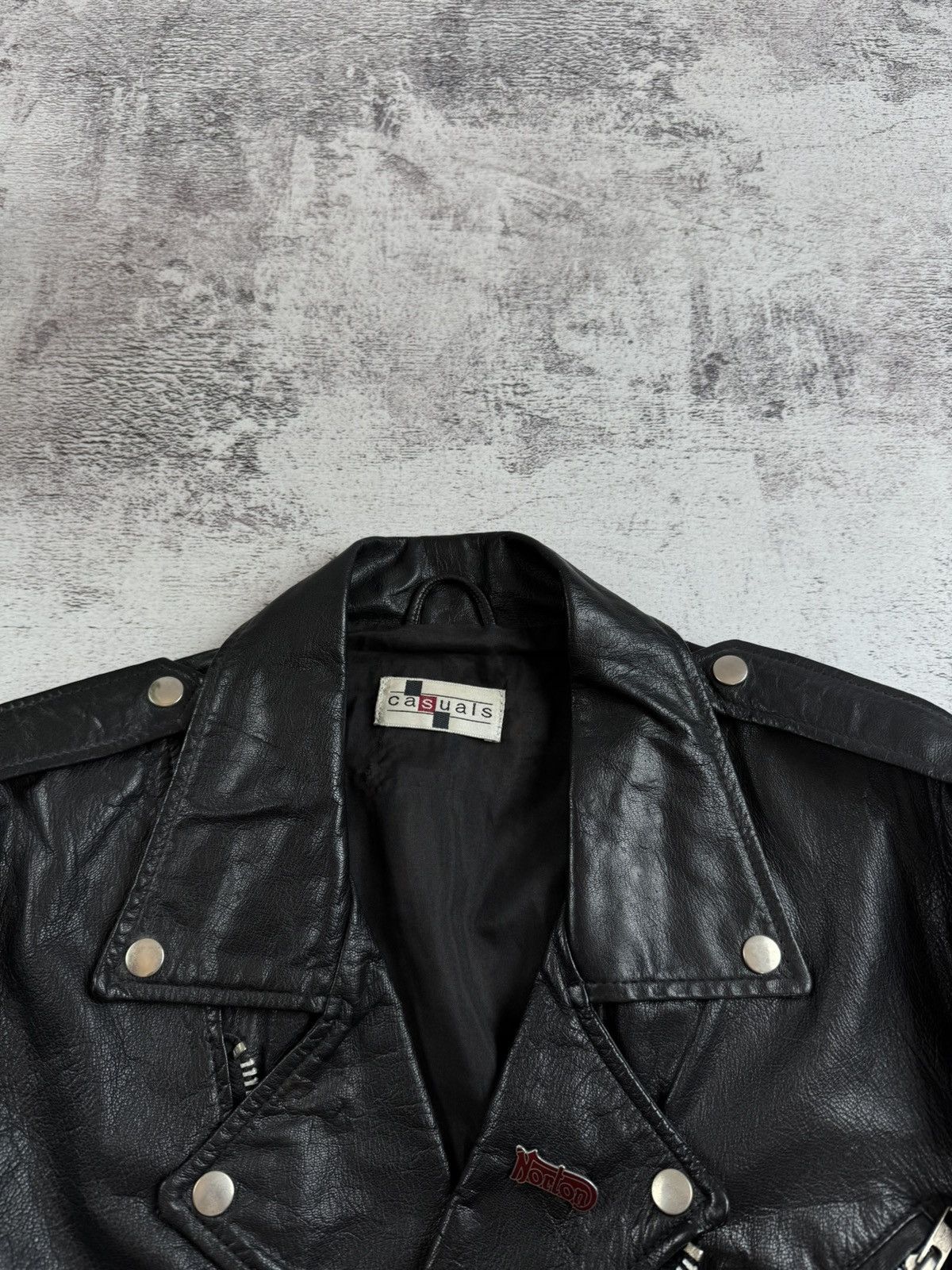 Genuine Leather Tyla Tiger Tailz Wildhearts Punk Real Racing Custom Jacket Size US M / EU 48-50 / 2 - 22 Thumbnail