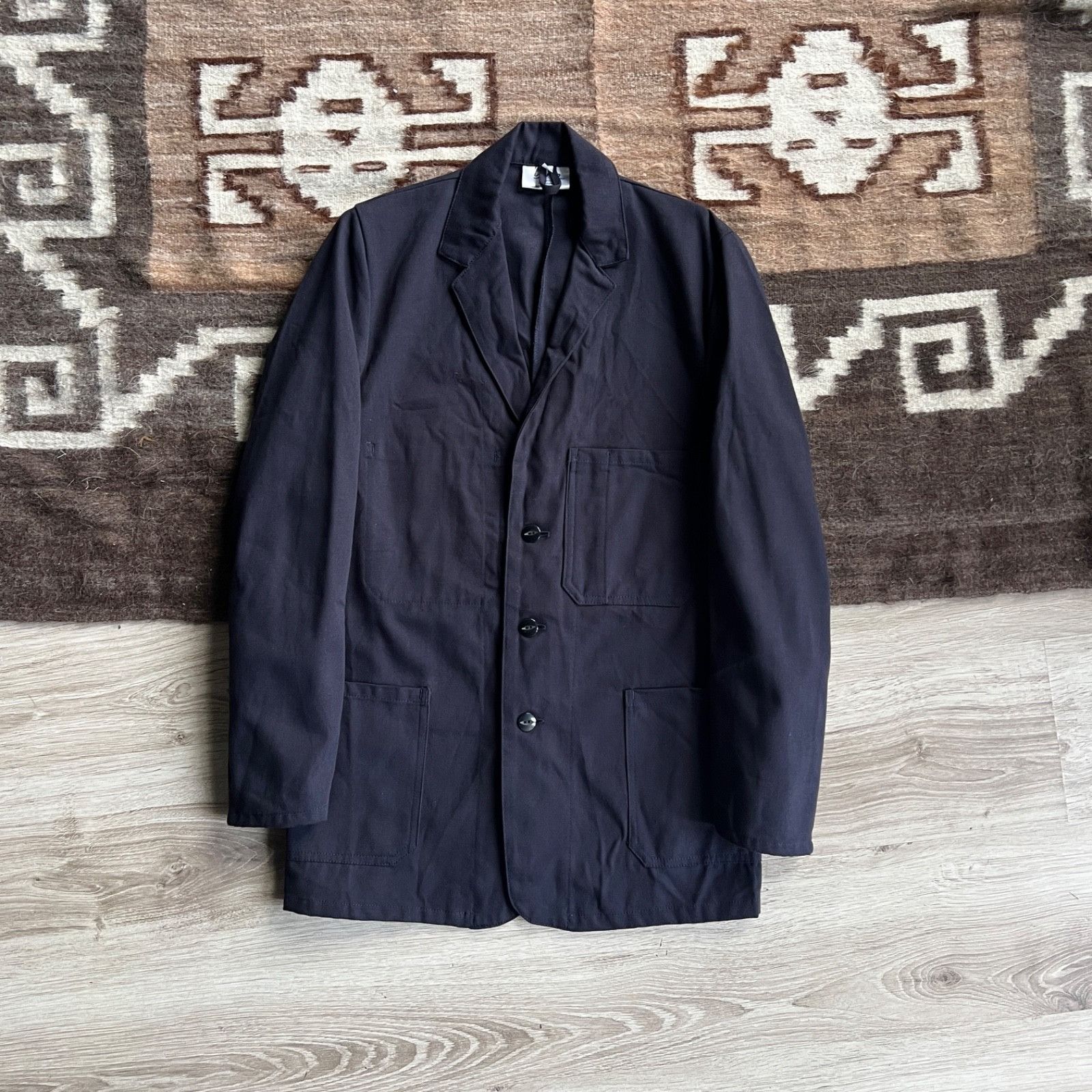 Vintage Vintage Workwear Shrunk Chore Jacket 9682AC Size US M / EU 48-50 / 2 - 1 Thumbnail