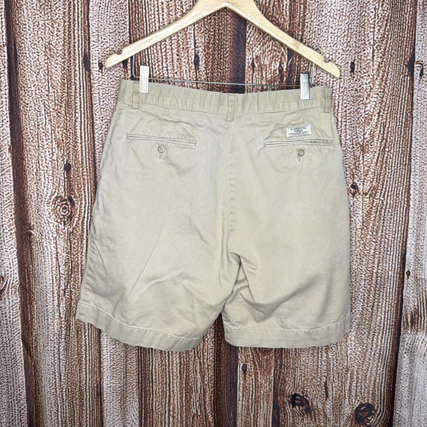 Polo Ralph Lauren Polo Ralph Lauren Mens Shorts 32 Beige Prospect Flat Front Casual Chino Vintage Size US XS / EU 42 / 0 - 3 Thumbnail