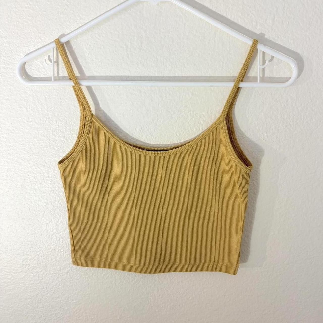 Brandy Melville brandy melville yellow cropped tank top Size XS / US 0-2 / IT 36-38 - 1 Thumbnail