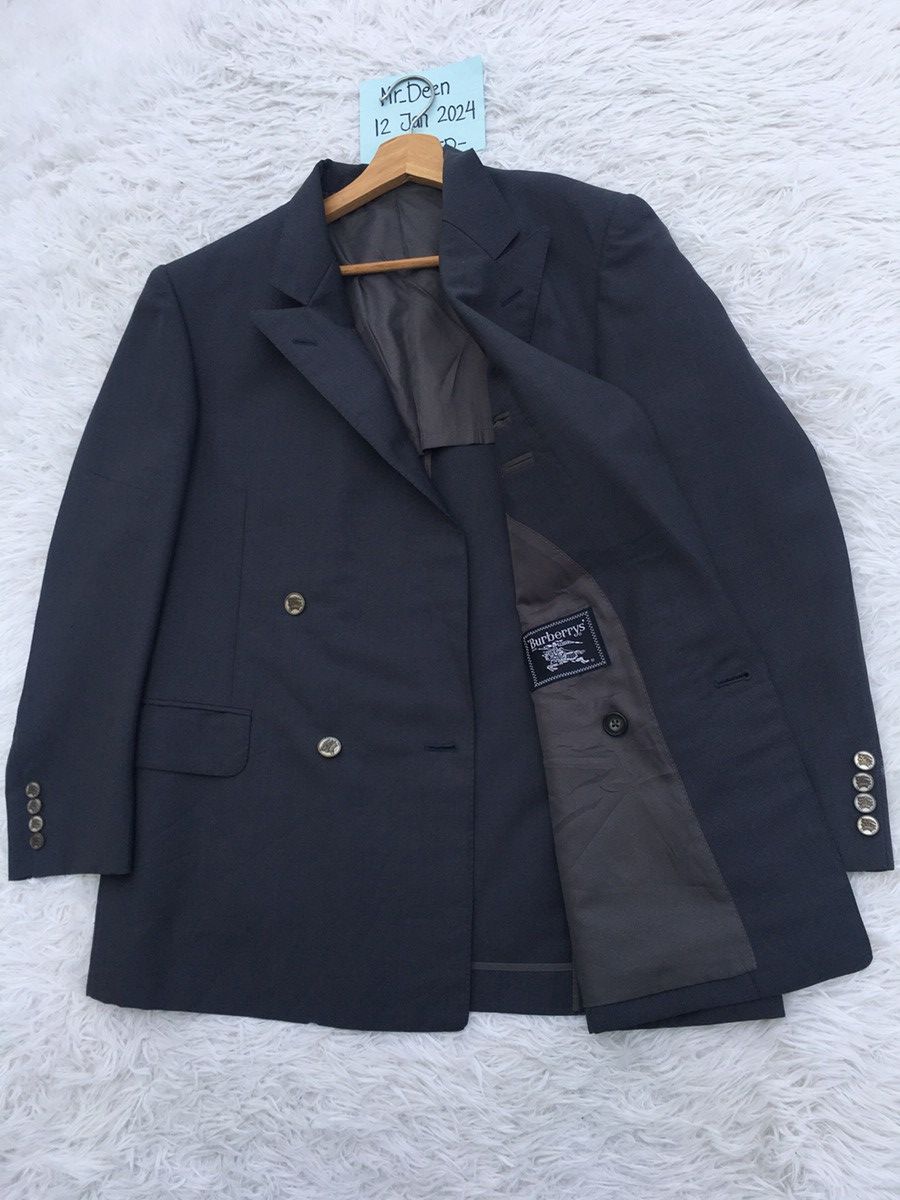 Burberry Rare Vintage Burberry Plain Blazer Size 36R - 1 Thumbnail