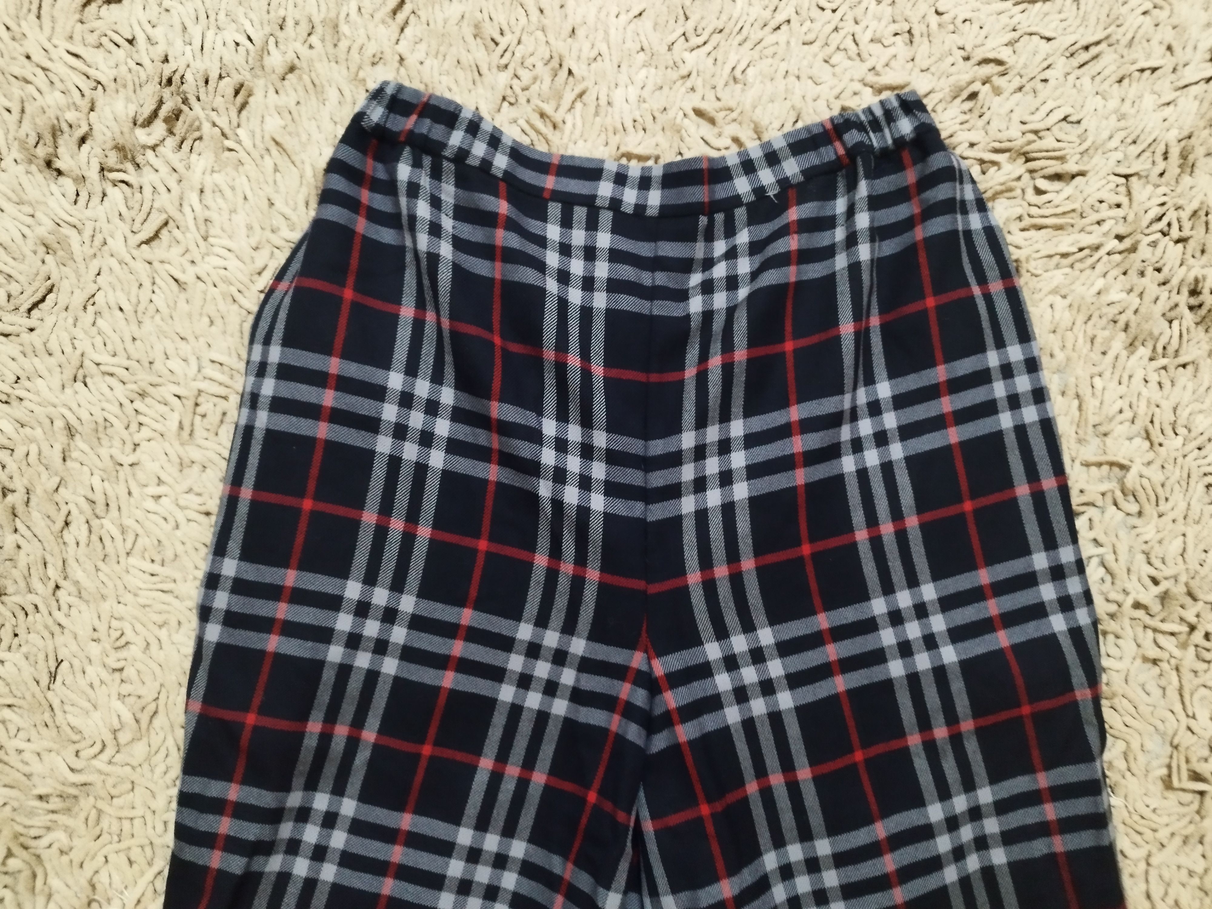 Burberry × Vintage Vintage BURBERRY nova check wool pants Size US 30 / EU 46 - 2 Thumbnail