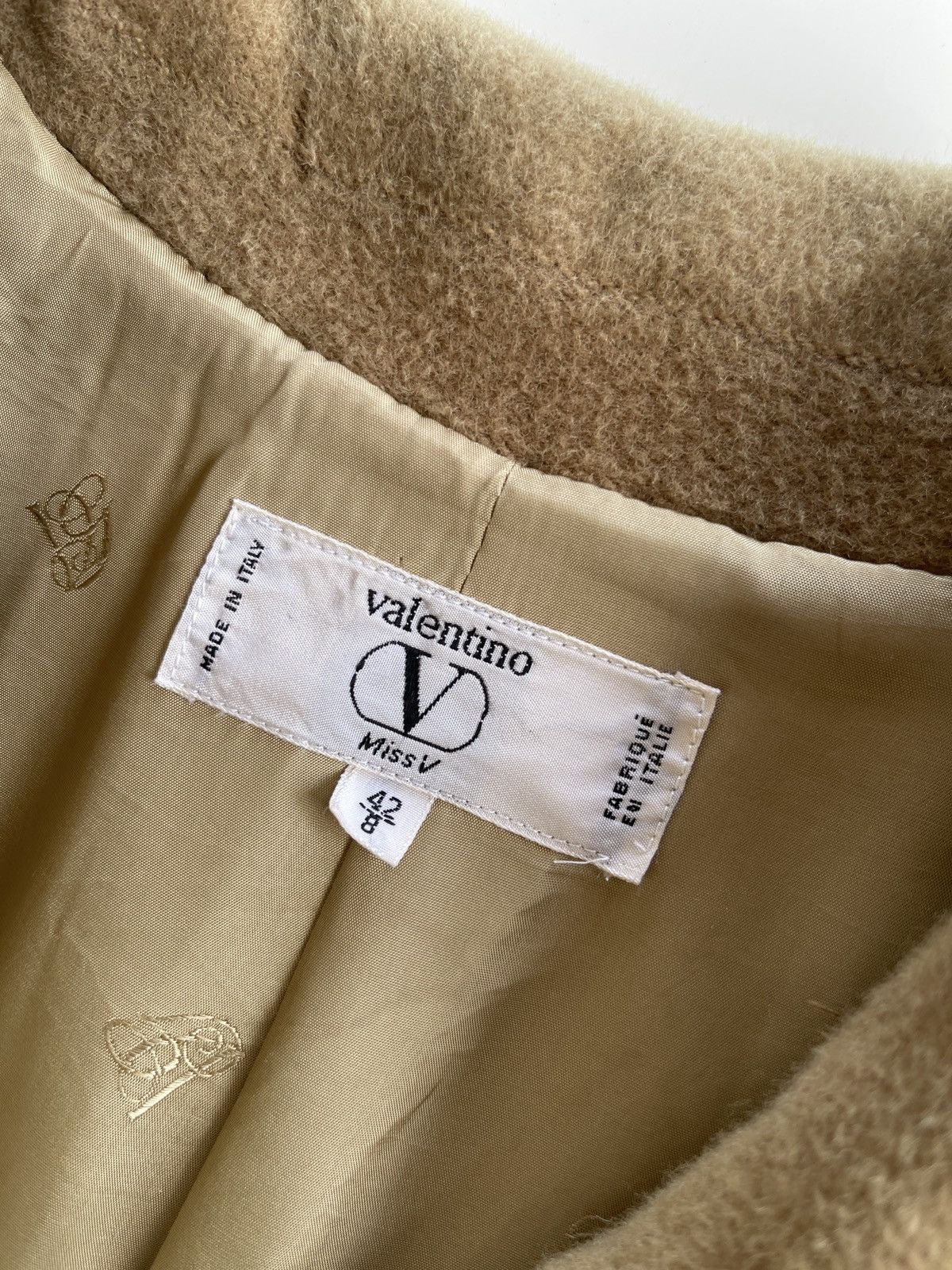 Valentino Valentino Cashmere Camel Coat Size M / US 6-8 / IT 42-44 - 13 Thumbnail