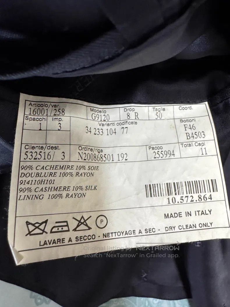 Hermes Hermes Cashmere Blazer Jacket, 90% Cashmere + 10% Mulberry Size 50R - 8 Thumbnail
