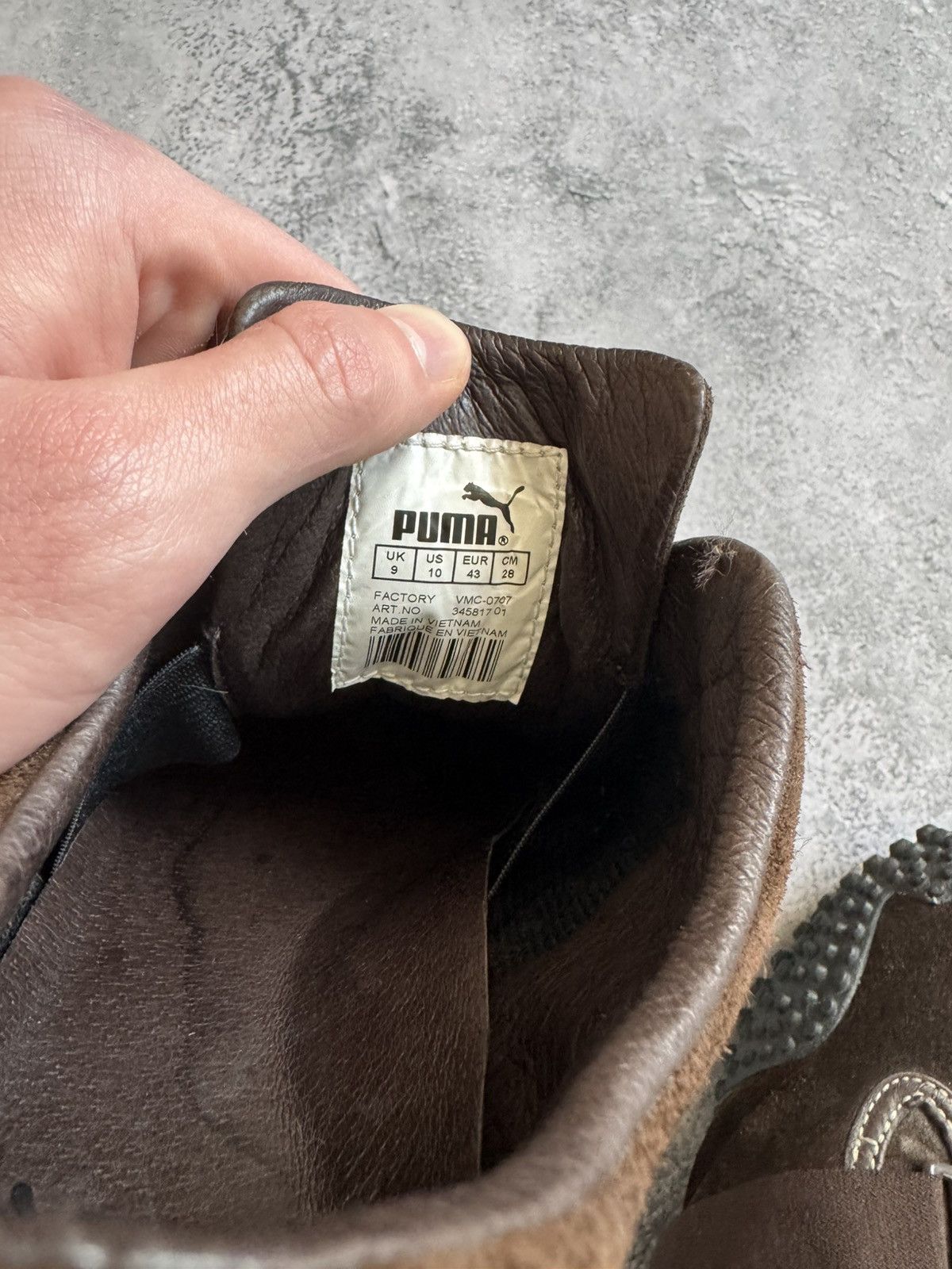 Puma Vintage Puma Mostro Brown Leather Rare Asap sped cat Size US 10 / EU 43 - 14 Thumbnail