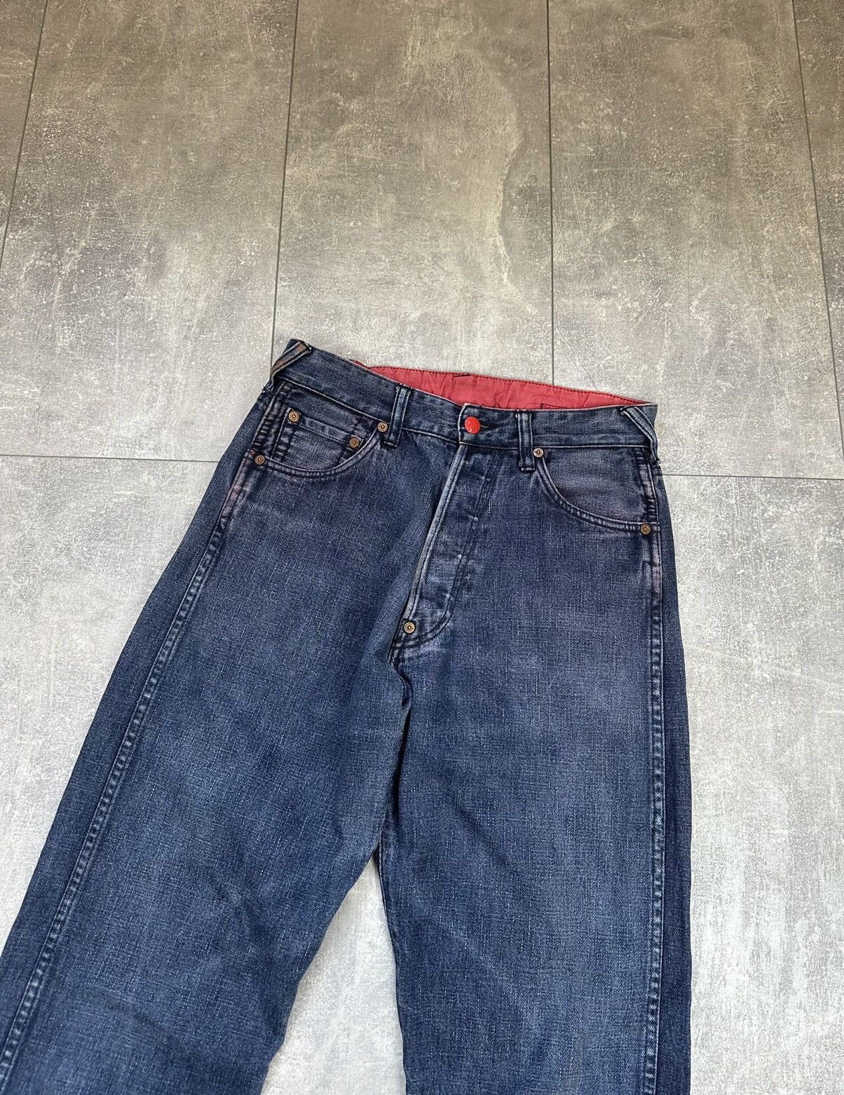 Evisu Vintage Evisu Japanese Denim Jeans Pants Overprint Logo Size US 30 / EU 46 - 18 Thumbnail