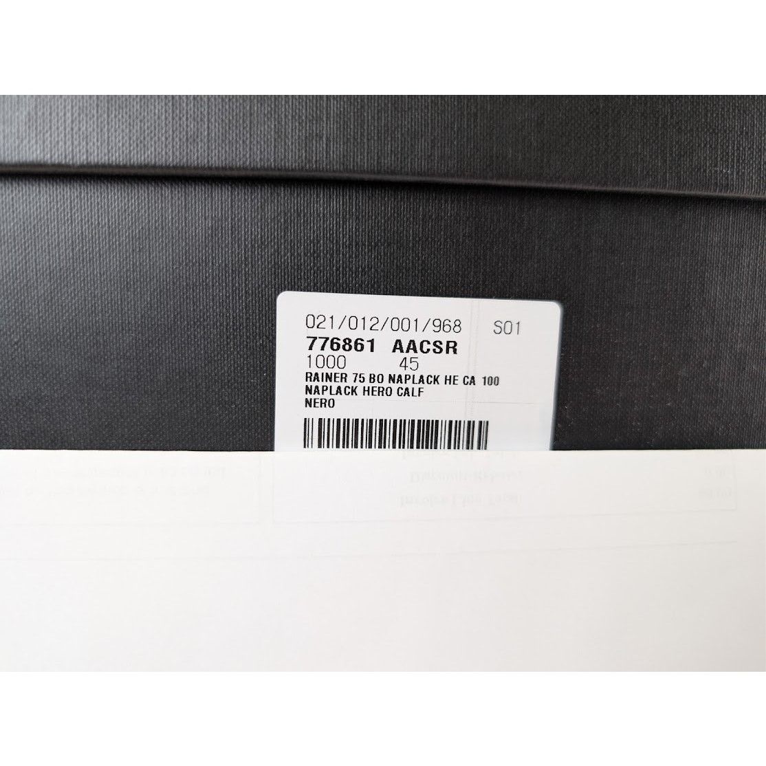 Saint Laurent Paris o1rshd1 Naplack Hero Calf Rainer 75 Boots in Nero Size US 12 / EU 45 - 23 Thumbnail