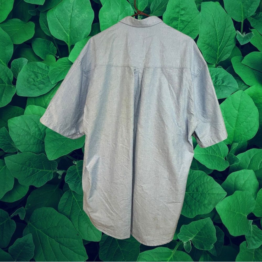 Roper Roper Sky Blue Button Front Shirt 2XL Size US XXL / EU 58 / 5 - 2 Thumbnail