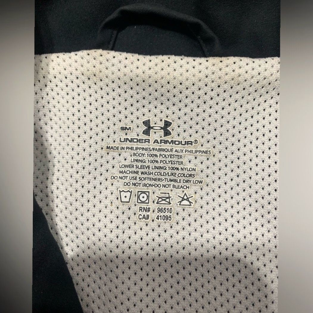 Under Armour Under Armour Black Jacket Small Unisex Adults S Polyester Basic Jacket Men/Women? Size US S / EU 44-46 / 1 - 5 Thumbnail