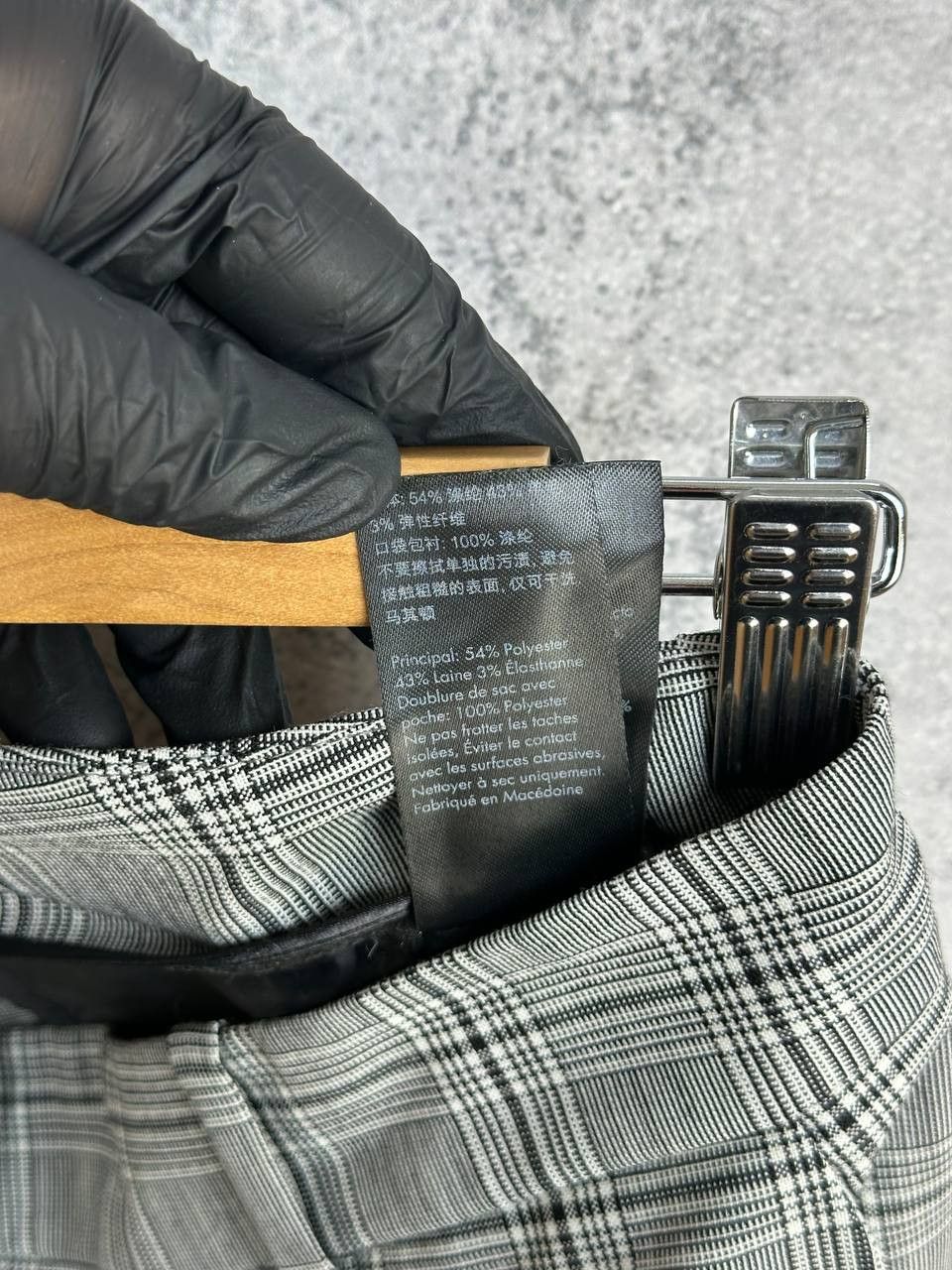 Jigsaw Jigsaw Check Pants Plaid Straight Leg Trousers Wool Blend Size 27" / US 4 / IT 40 - 14 Thumbnail