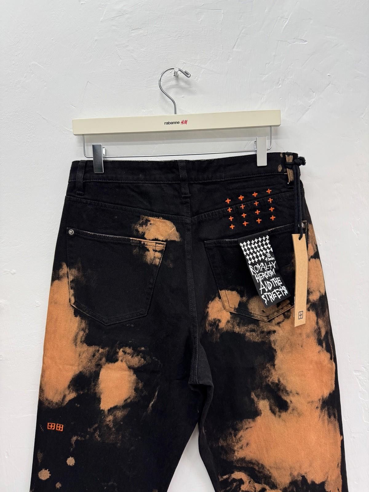 Ksubi new Ksubi mens denim jeans anti k black hellfire orange 32 Size US 32 / EU 48 - 6 Thumbnail
