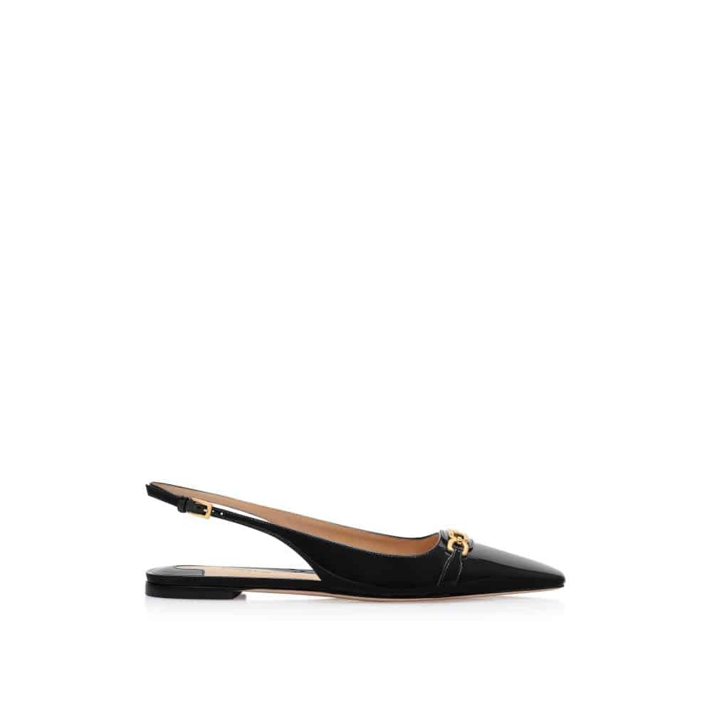 Tom Ford o1loc1c1125 W3556 Slingback Ballerina Flats in Black Size US 11 / IT 41 - 1 Thumbnail