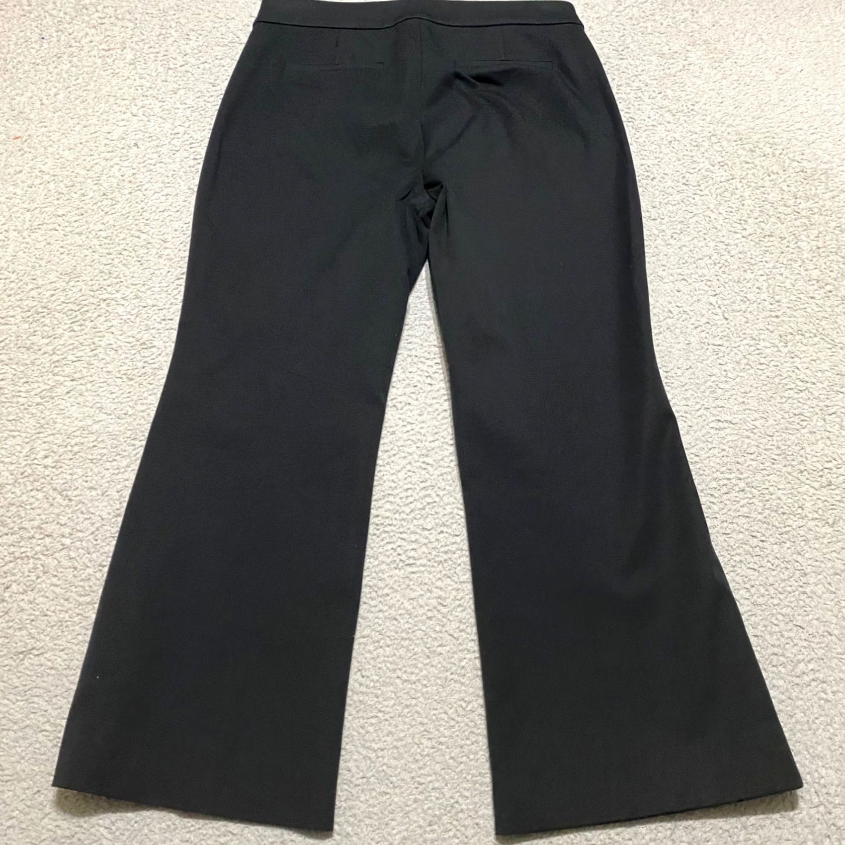 J.Crew J. Crew Womens Dress Pants sz 10 Black Business Dress Pants High Rise Bootcut Trousers Women Regular XS-40s? Size 30" / US 8 / IT 44 - 2 Thumbnail