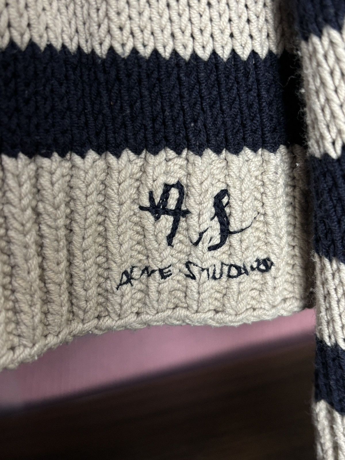 Acne Studios Acne Studios Knitted Striped Sailing Vibe Vintage Sweater Size US M / EU 48-50 / 2 - 4 Thumbnail