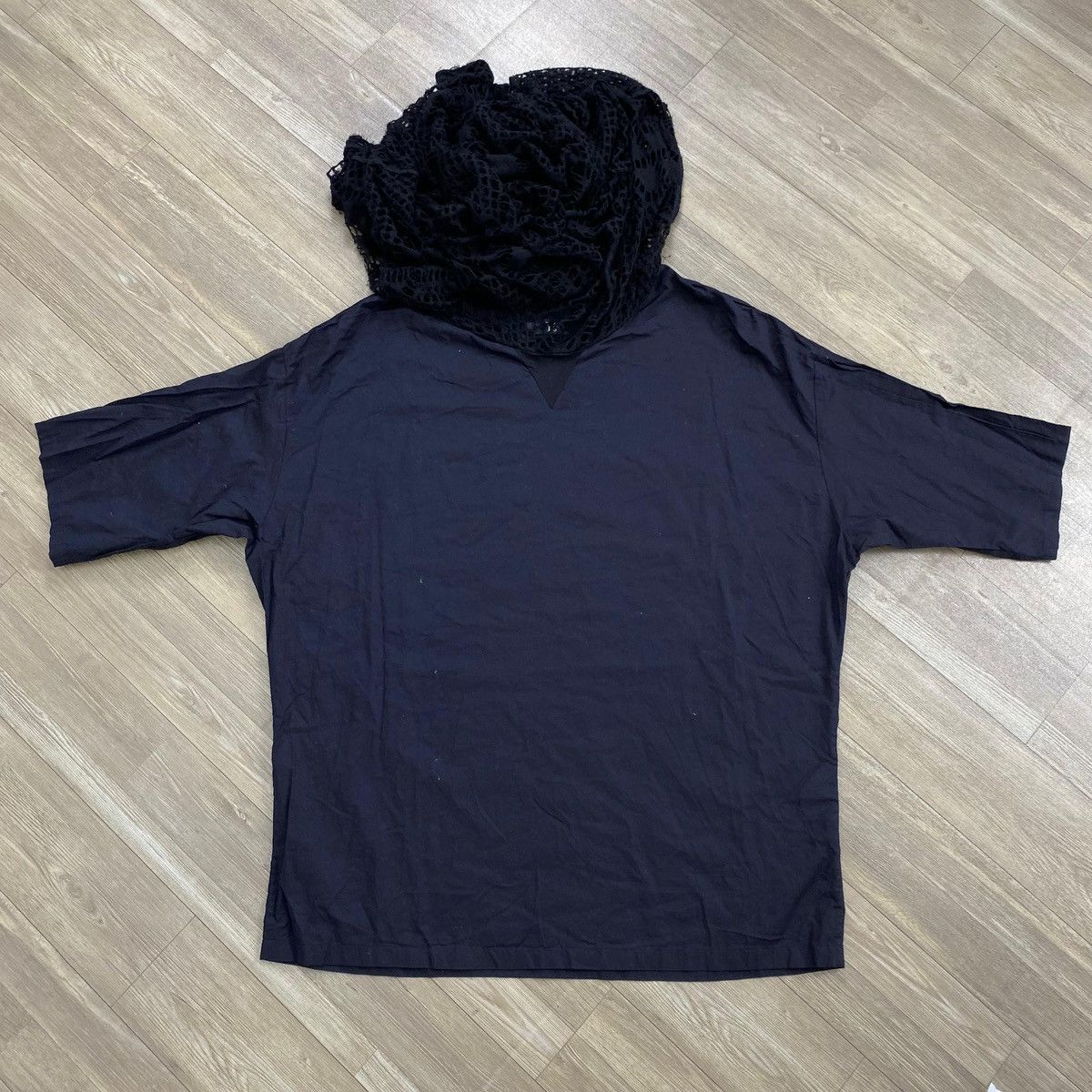 Y's Vintage Y’s Yohji Yamamoto Japan Knit Mesh Overlay T-Shirt Size US M / EU 48-50 / 2 - 19 Thumbnail