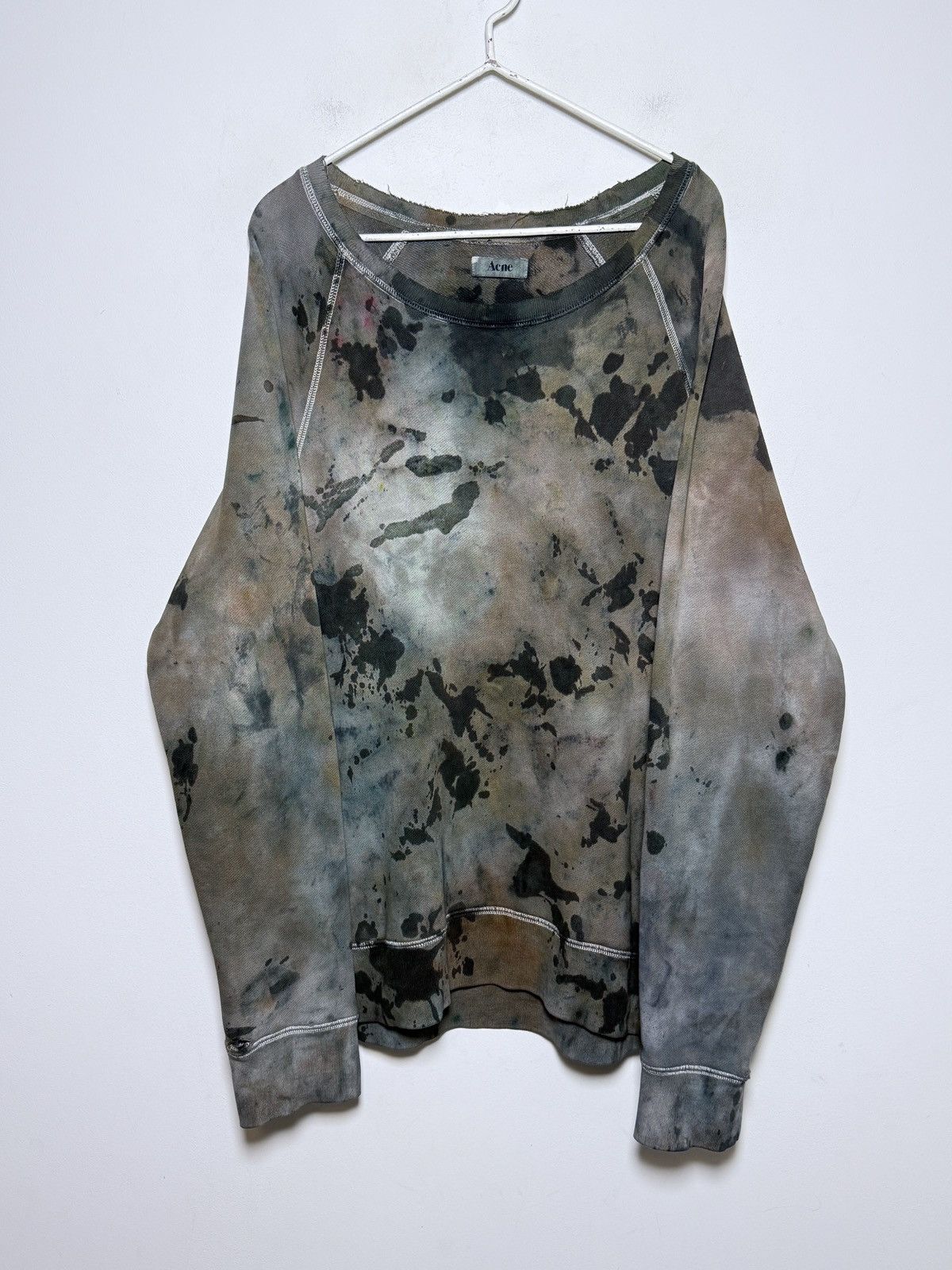 Acne Studios Acne Studios oversized crewneck sweatshirt custom tie dye Size US M / EU 48-50 / 2 - 2 Thumbnail