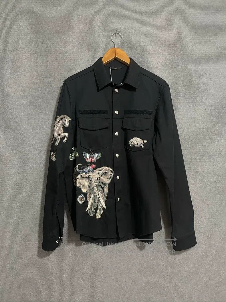 Valentino Valentino Embroidery heavy work coat shirt jacket Size US M / EU 48-50 / 2 - 3 Thumbnail