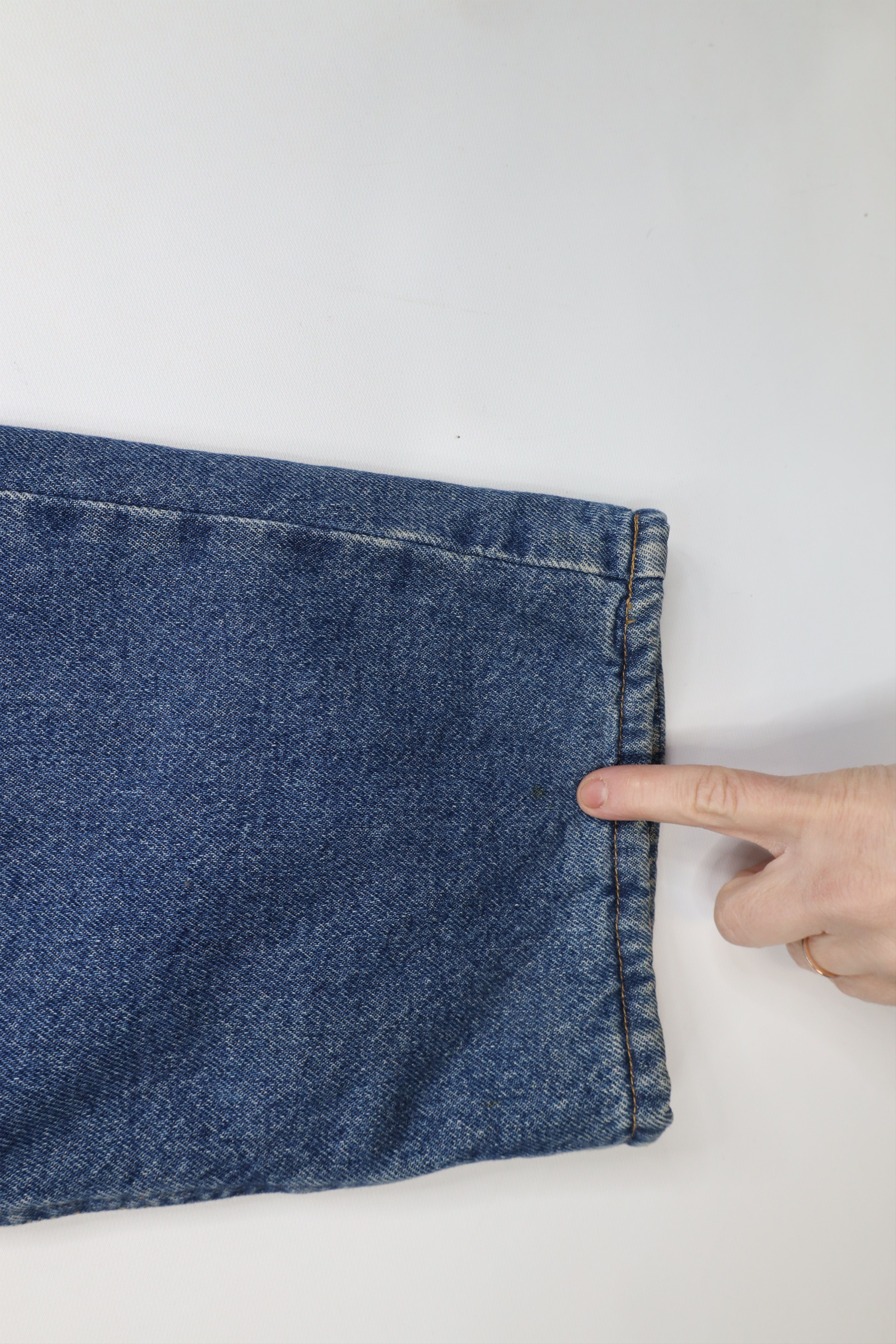 Vintage × Wrangler Vintage Wrangler Heavyweight Fleece Lined Denim Jeans Blue Size US 36 / EU 52 - 6 Thumbnail