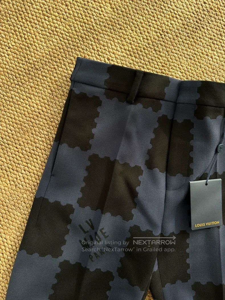 Louis Vuitton Louis Vuitton NIGO2 Co-branded Checker Pants Size US 38 / EU 54 - 6 Thumbnail