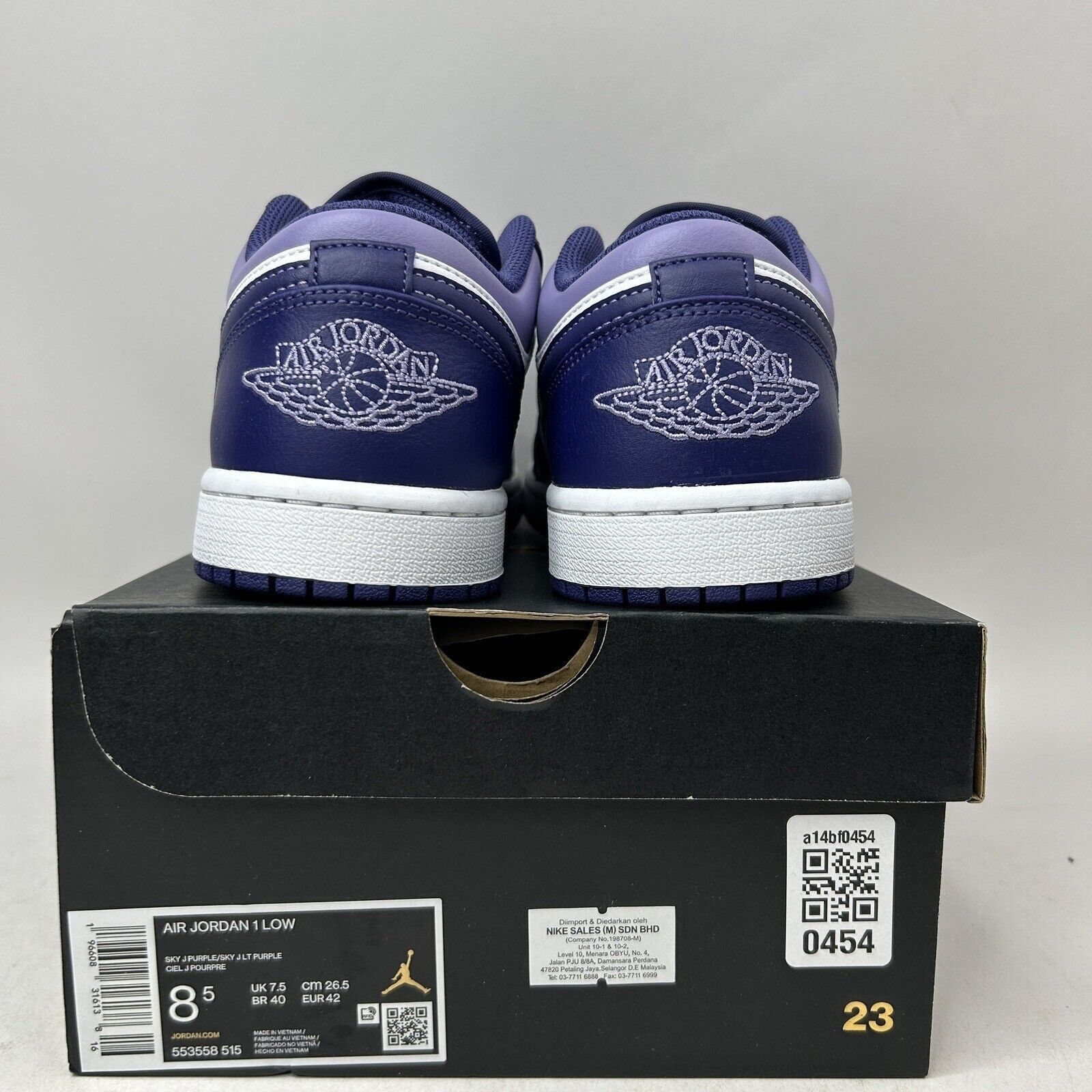 Nike Nike Air Jordan 1 Retro Low “Sky J Purple” 2024 Size US 8.5 / EU 41-42 - 4 Thumbnail