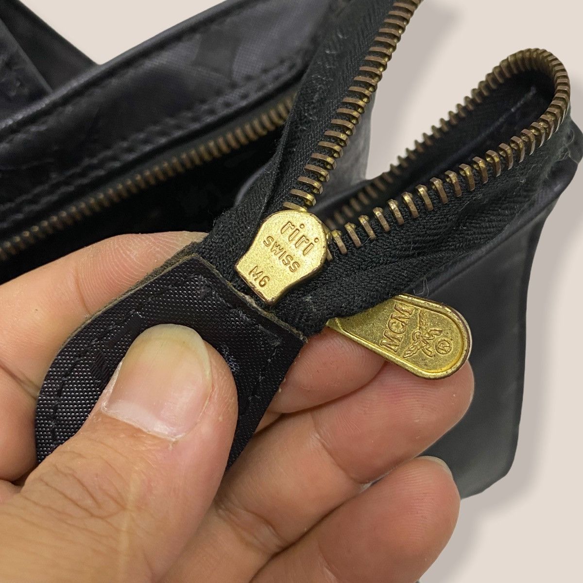 MCM ‼️LASTDROP‼️ VINTAGE MCM BLACK VISETOS NYLON LONG SHOULDER BAG Size ONE SIZE - 10 Thumbnail