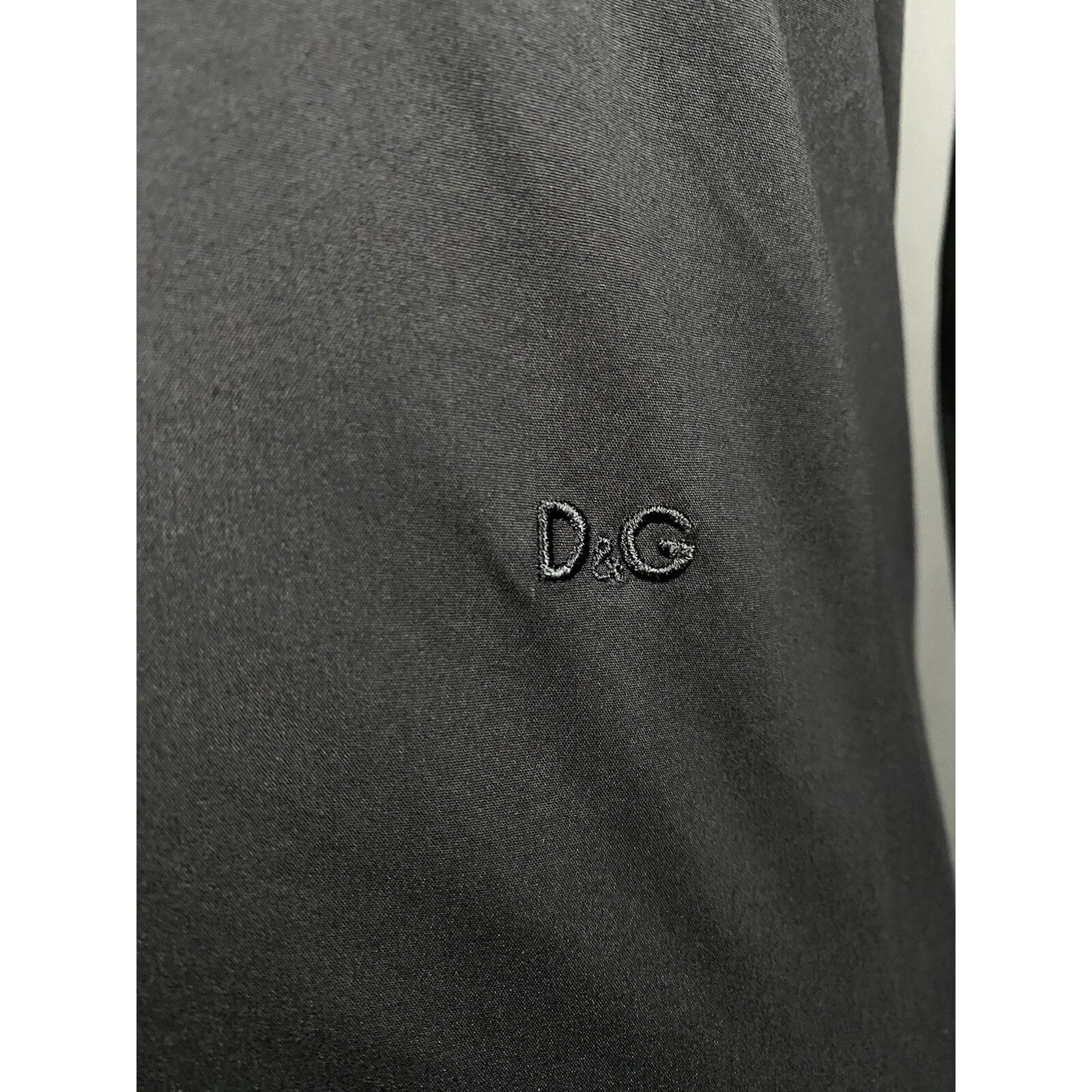 Dolce & Gabbana Dolce&Gabbana Brad Line Men's Black Longsleeve Dress Shirt Size US M / EU 48-50 / 2 - 9 Thumbnail