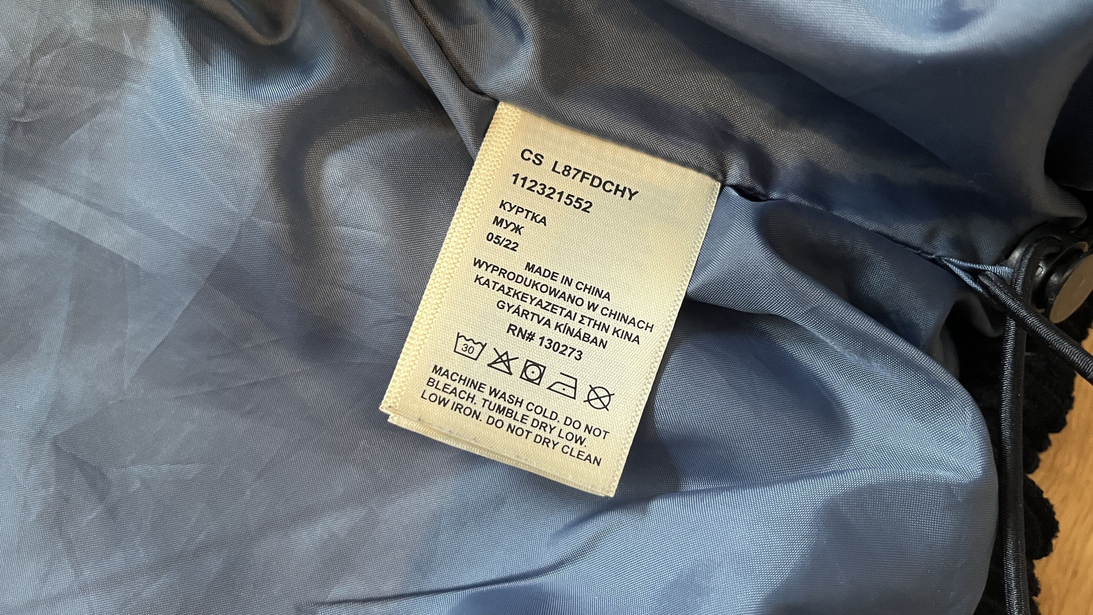Lee Lee 2 Pockets Wide Wale Cord Puffer Jacket Navy XXL Size US XXL / EU 58 / 5 - 11 Thumbnail