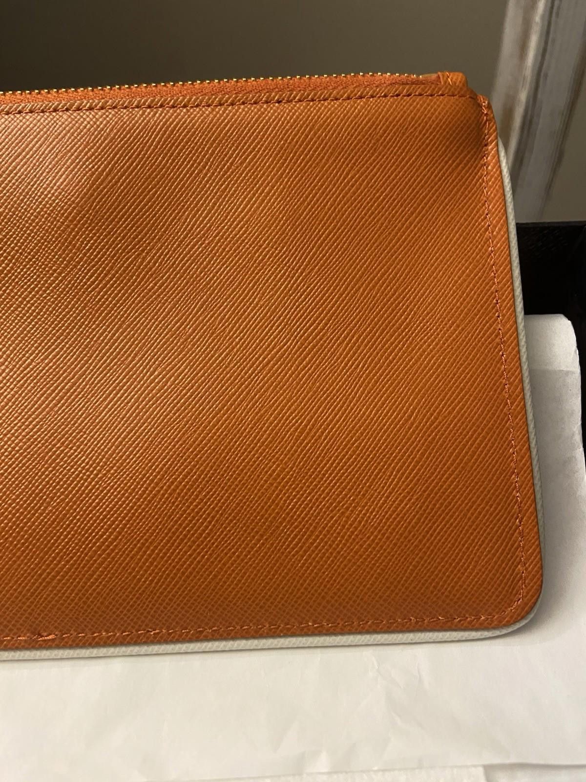 Prada Rare Prada 2013 ResortLine Saffiano Beach Ocean Clutch Pouch Size ONE SIZE - 11 Thumbnail