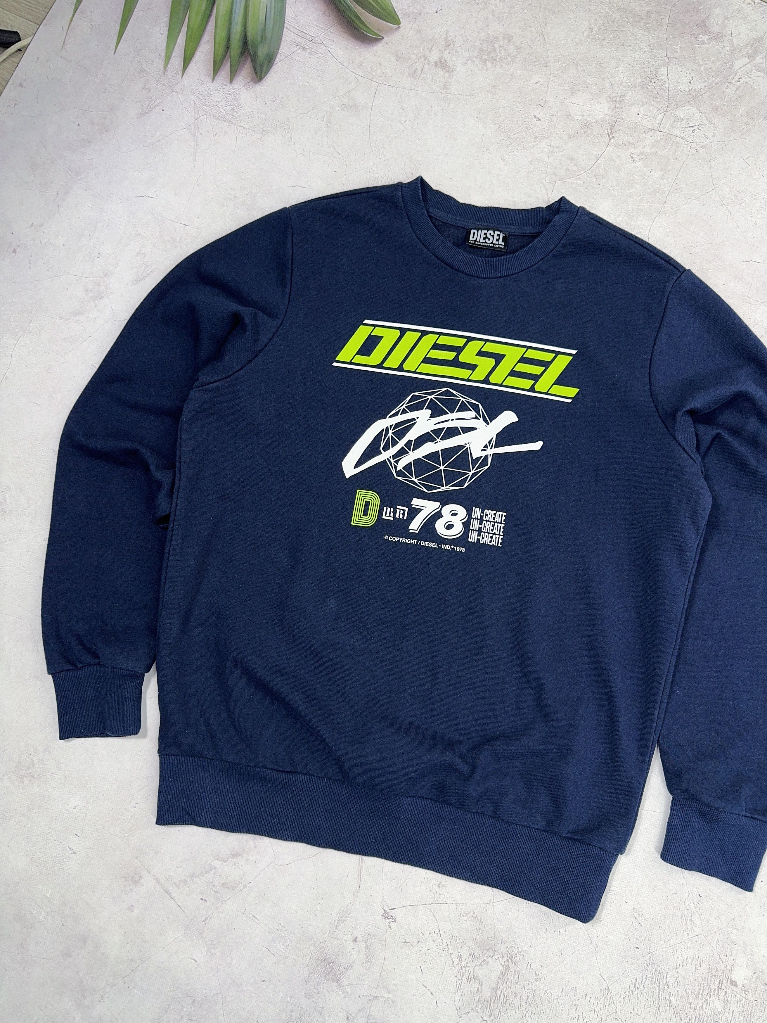 Diesel Diesel Sweatshirt Girk K11 Logo Size US L / EU 52-54 / 3 - 3 Thumbnail