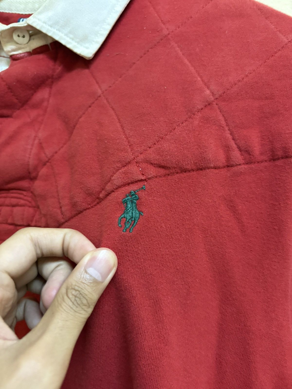 Polo Ralph Lauren Vintage 90s Polo Ralph Lauren RL Rugby Long Sleeve Size US XL / EU 56 / 4 - 3 Thumbnail