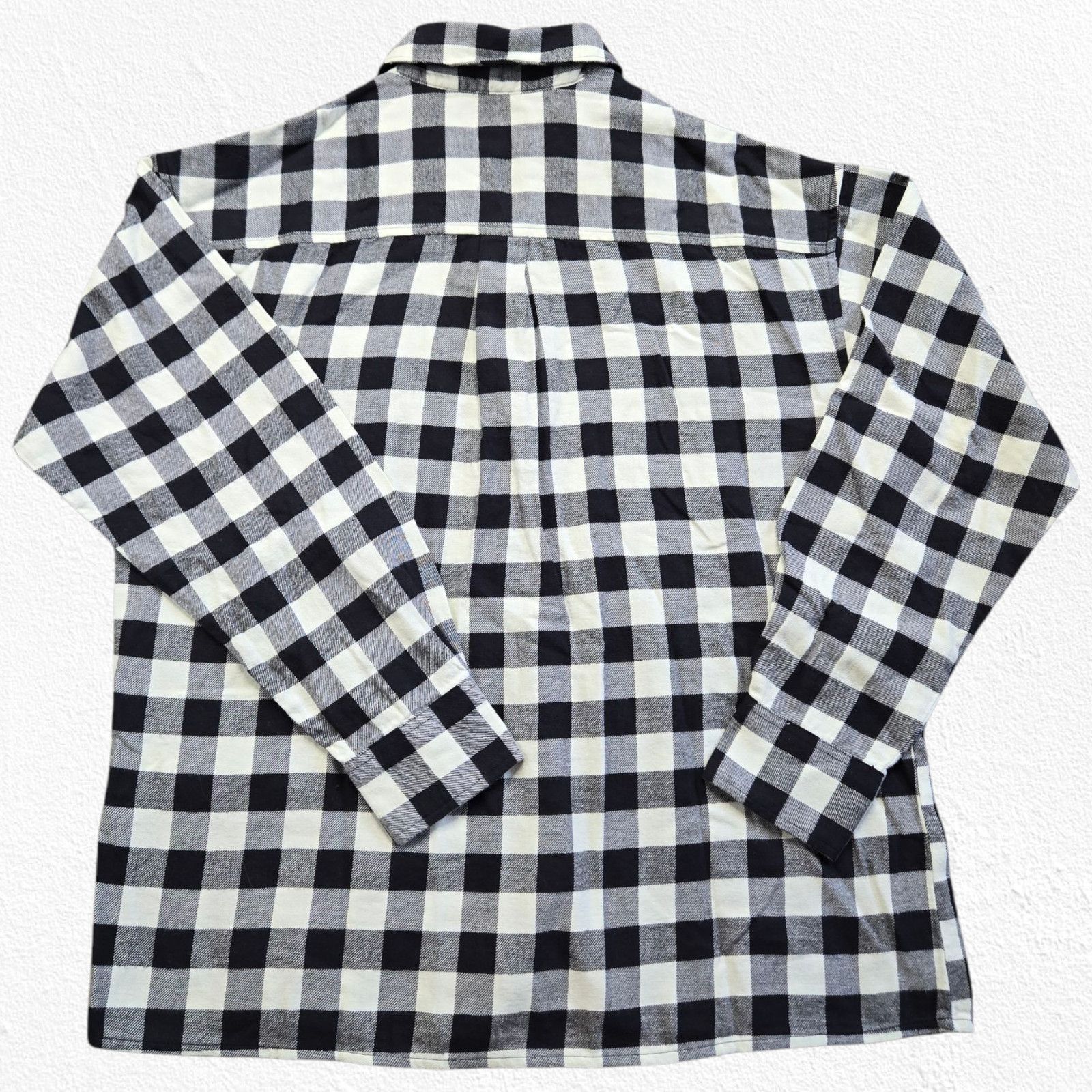 Levi's Levi's Black White Plaid Flannel Top Size Small Size S / US 4 / IT 40 - 11 Thumbnail