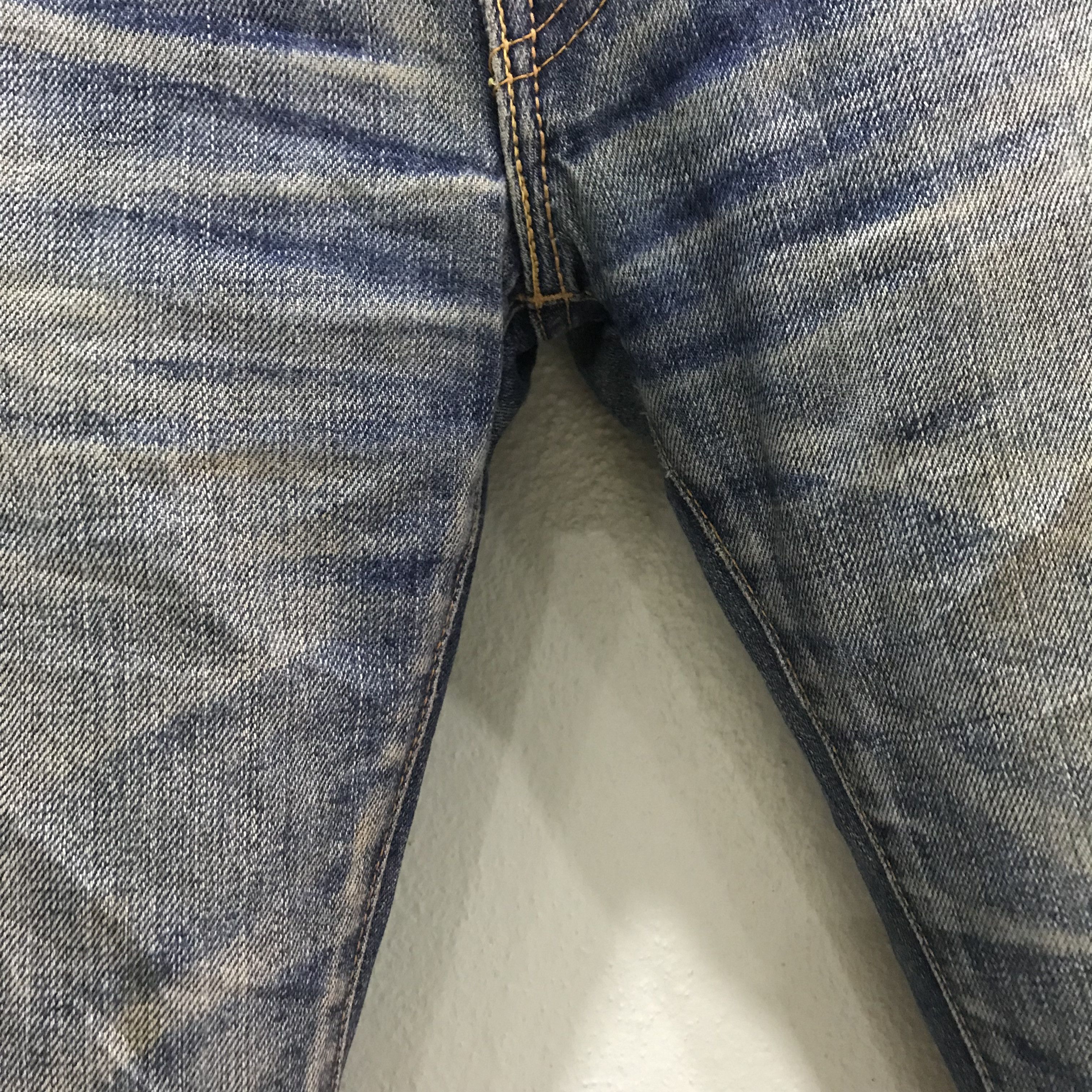 Levi's Vintage Levi’s 513 Straight Slim Distressed Faded Blue Jeans Size US 28 / EU 44 - 5 Thumbnail