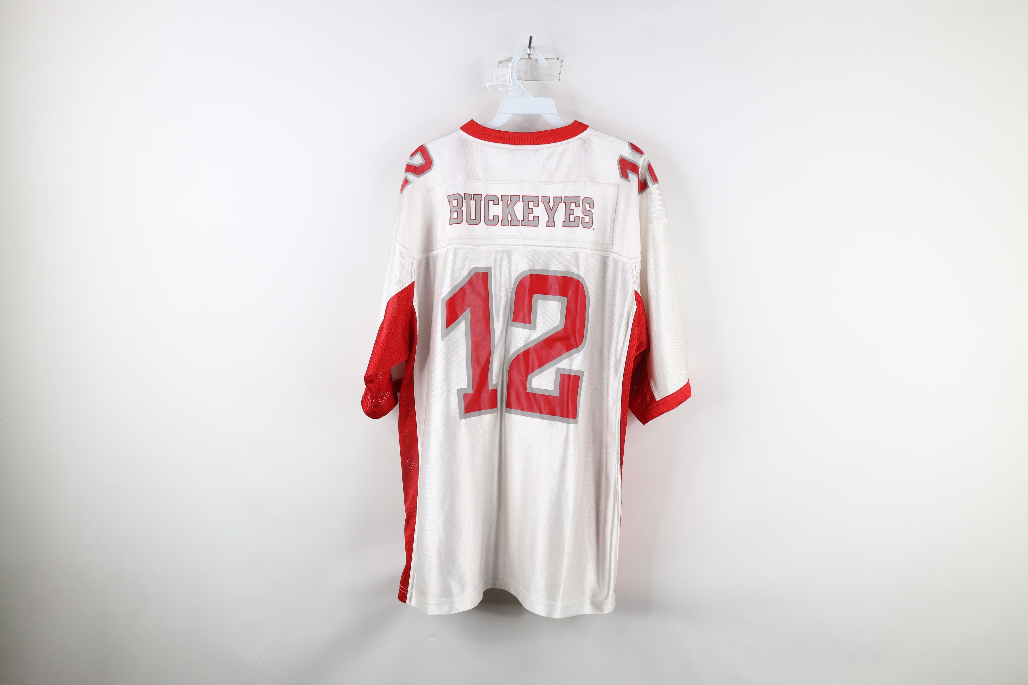 Vintage Vintage Ohio State University Football Jersey White #12 Size US XL / EU 56 / 4 - 11 Thumbnail