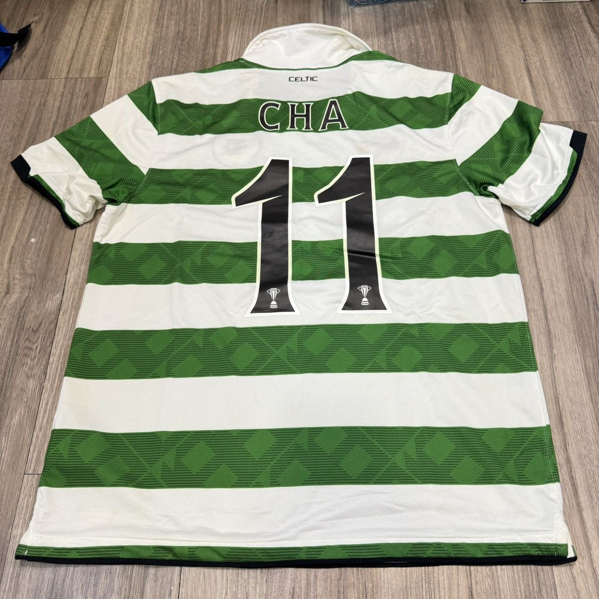 Nike Celtic 10/12 home shirt #11 Cha Size US L / EU 52-54 / 3 - 2 Thumbnail
