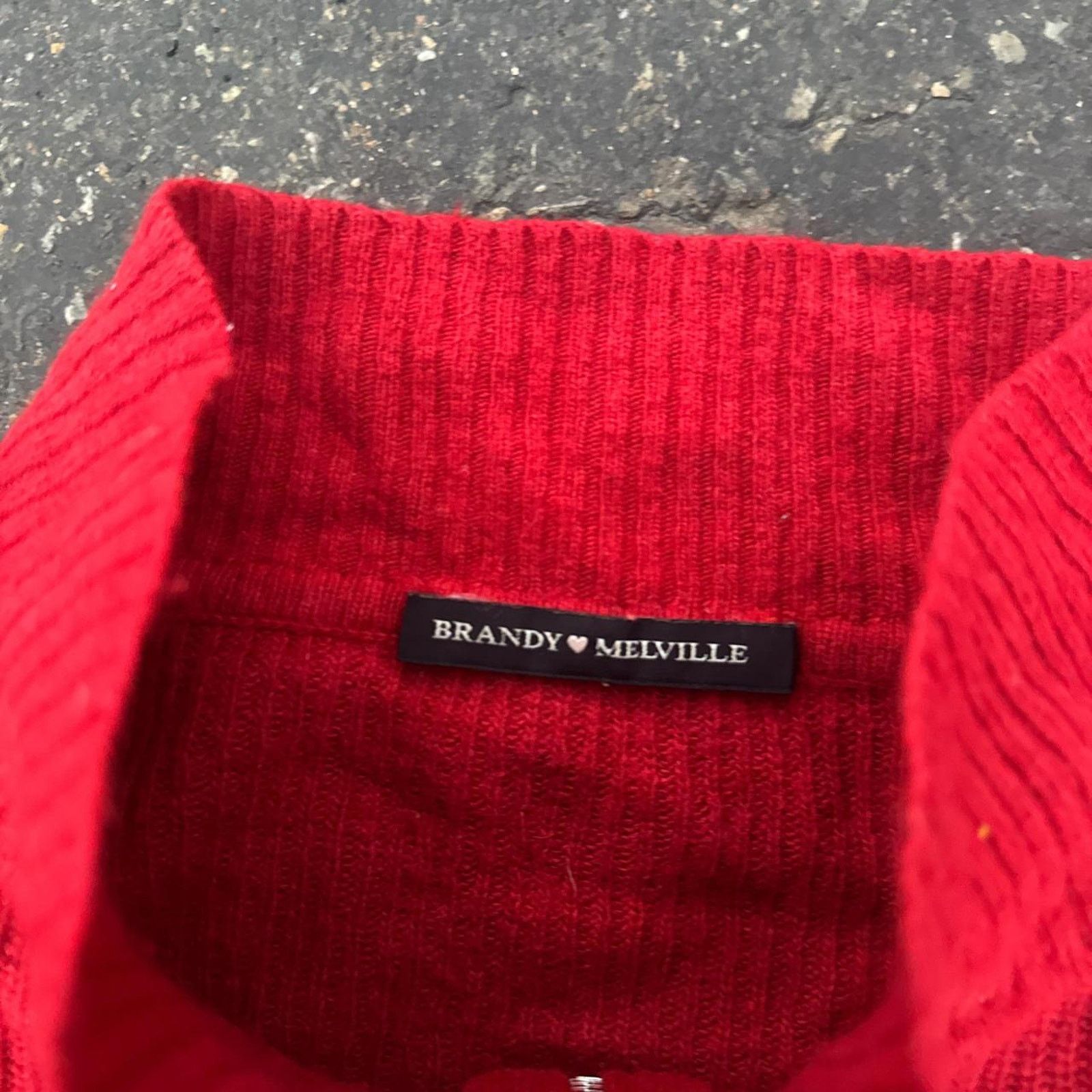 Brandy Melville Women’s Brandy Melville Cropped Quarter Zip One Size Size S / US 4 / IT 40 - 4 Thumbnail