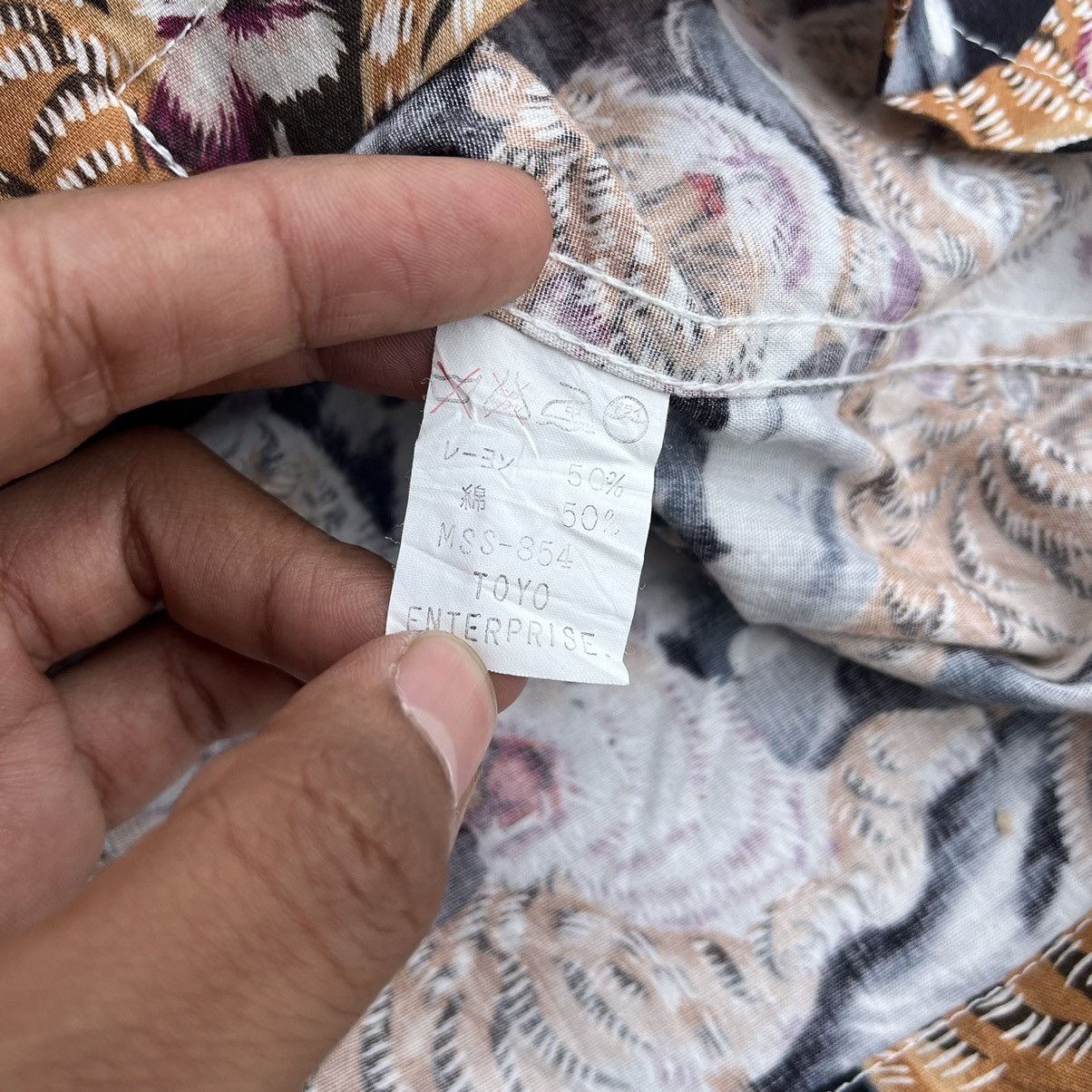 Sun Surf × Toyo Enterprises Vintage Sun Surf Tiger Open Collar Hawaiian Shirt Size US L / EU 52-54 / 3 - 8 Thumbnail