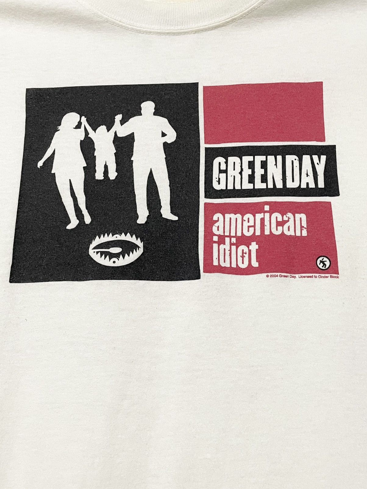 Vintage Vintage Greenday American Idiot Tour 2005 Cropped Tshirt Size US S / EU 44-46 / 1 - 7 Thumbnail