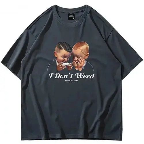 Japanese Brand I Dont Weed Tshirt Size US L / EU 52-54 / 3 - 1 Thumbnail