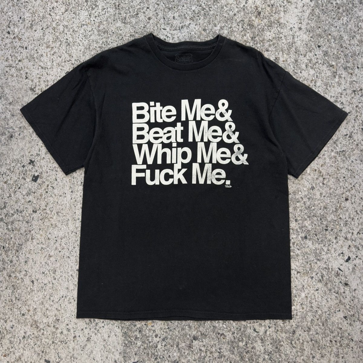 Vintage Bite Me Beat Me Whip Me Fuck Me Sex Tee ERD Grunge Size US L / EU 52-54 / 3 - 5 Thumbnail