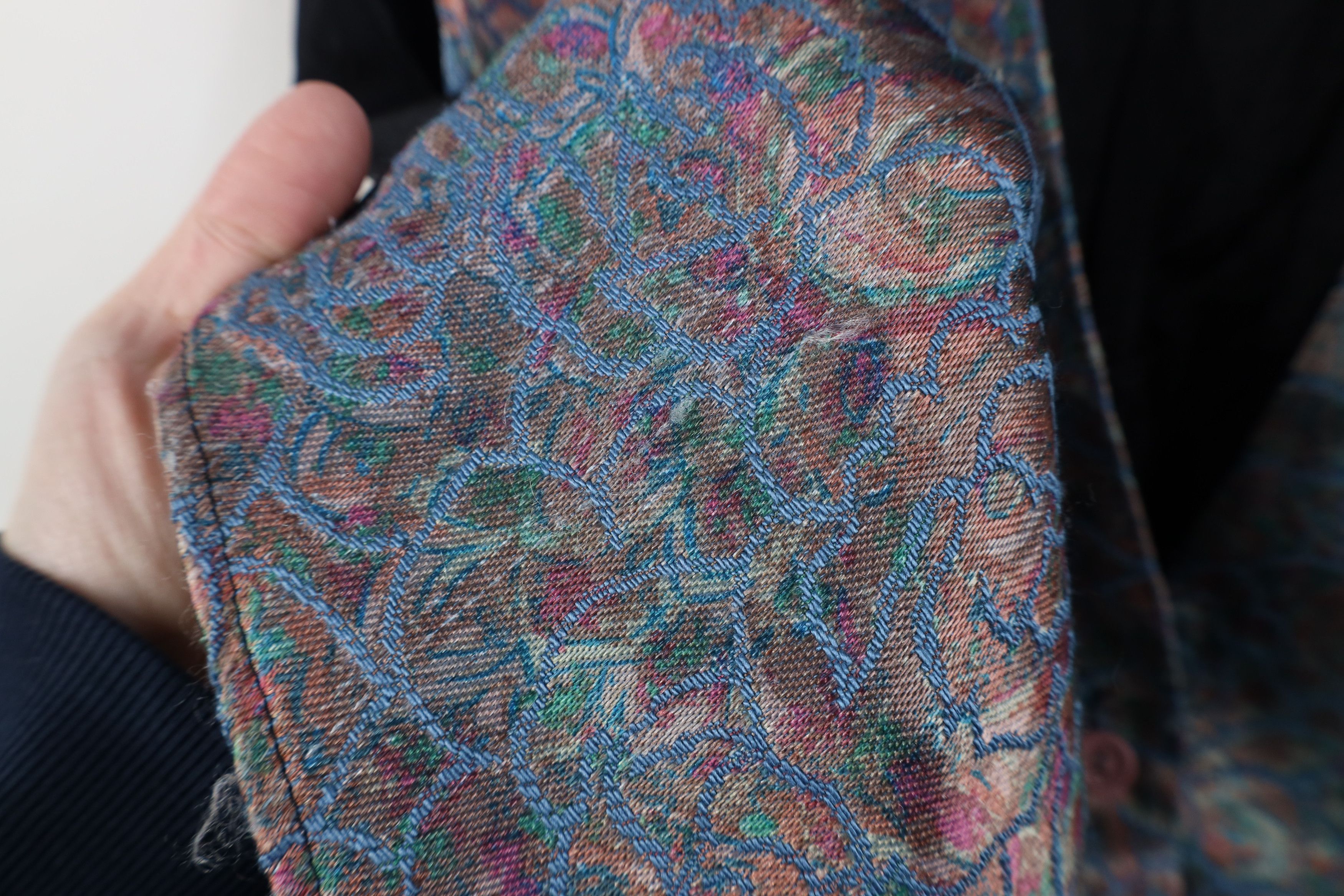 Vintage Vintage 90s Streetwear Abstract Flower Vest Jacket USA Size L / US 10 / IT 46 - 6 Thumbnail